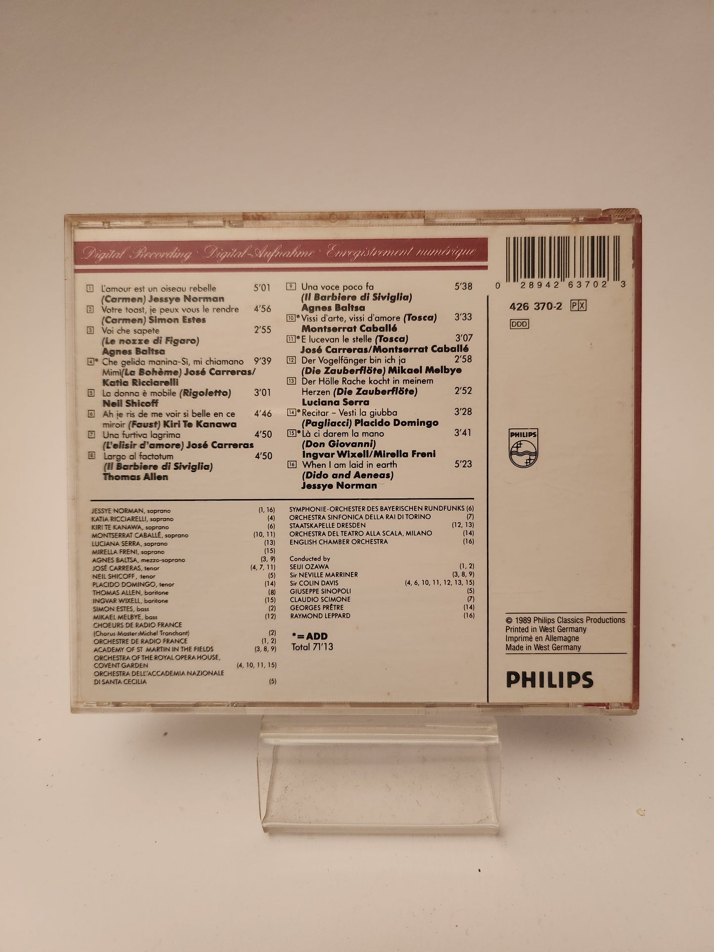 Opera Highlights CD - Cd