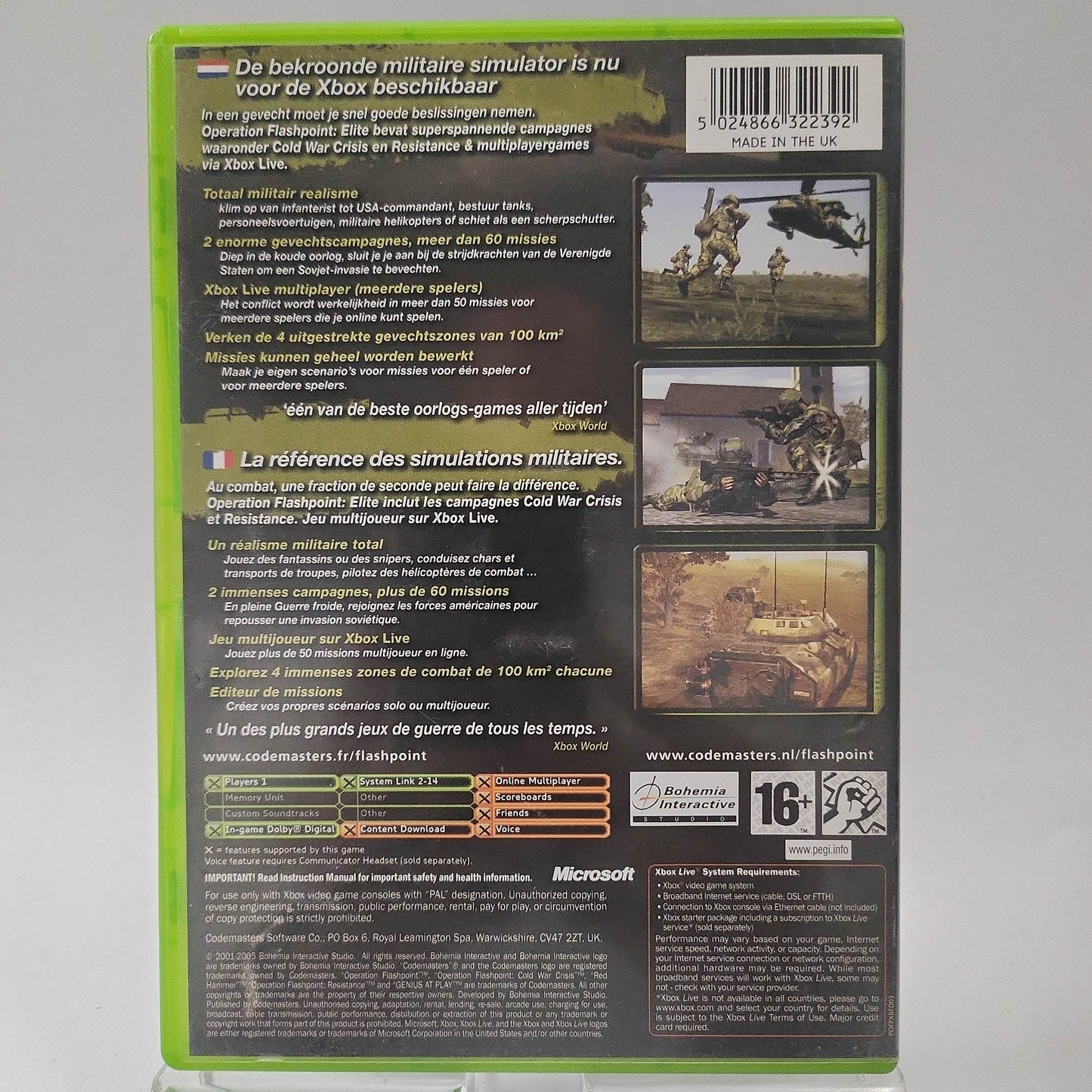Operation Flashpoint Elite Xbox Original - Feniks Gameshop