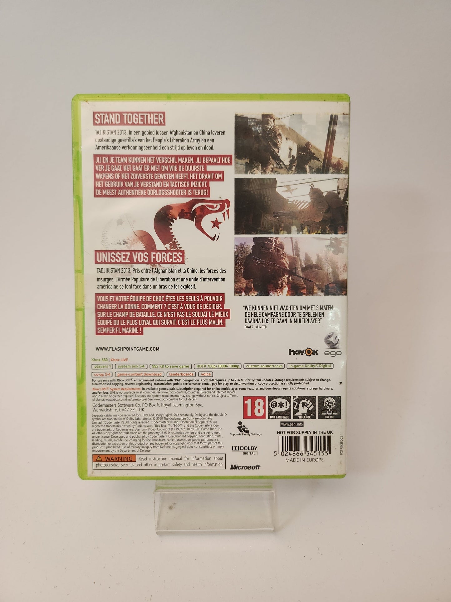 Operation Flashpoint Red River (No Book) Xbox 360 - Xbox 360 Games
