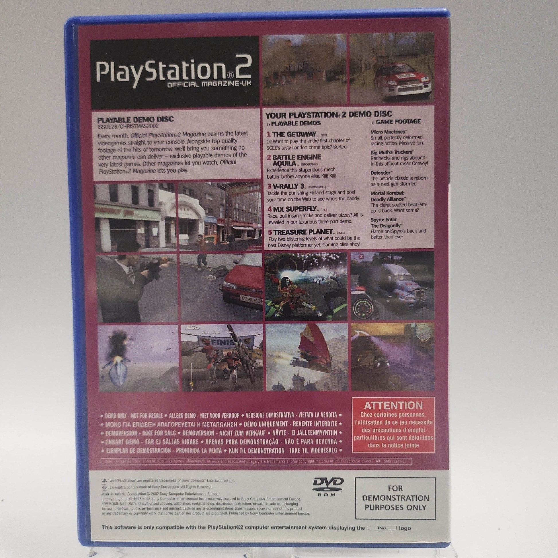 Ops2m Demo 28/Eur Playstation 2 - Feniks Gameshop
