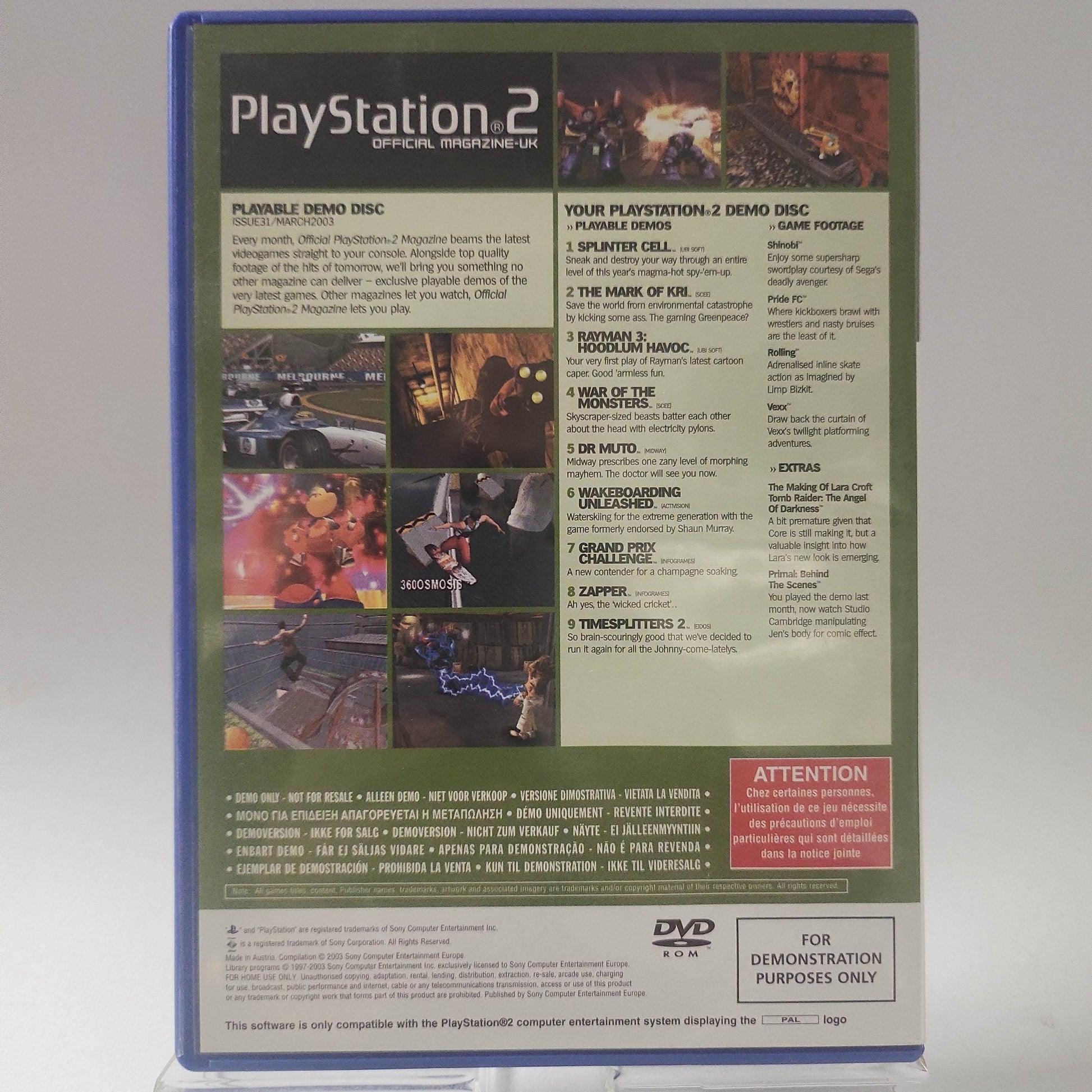 Ops2m Demo 30 Playstation 2 - Feniks Gameshop