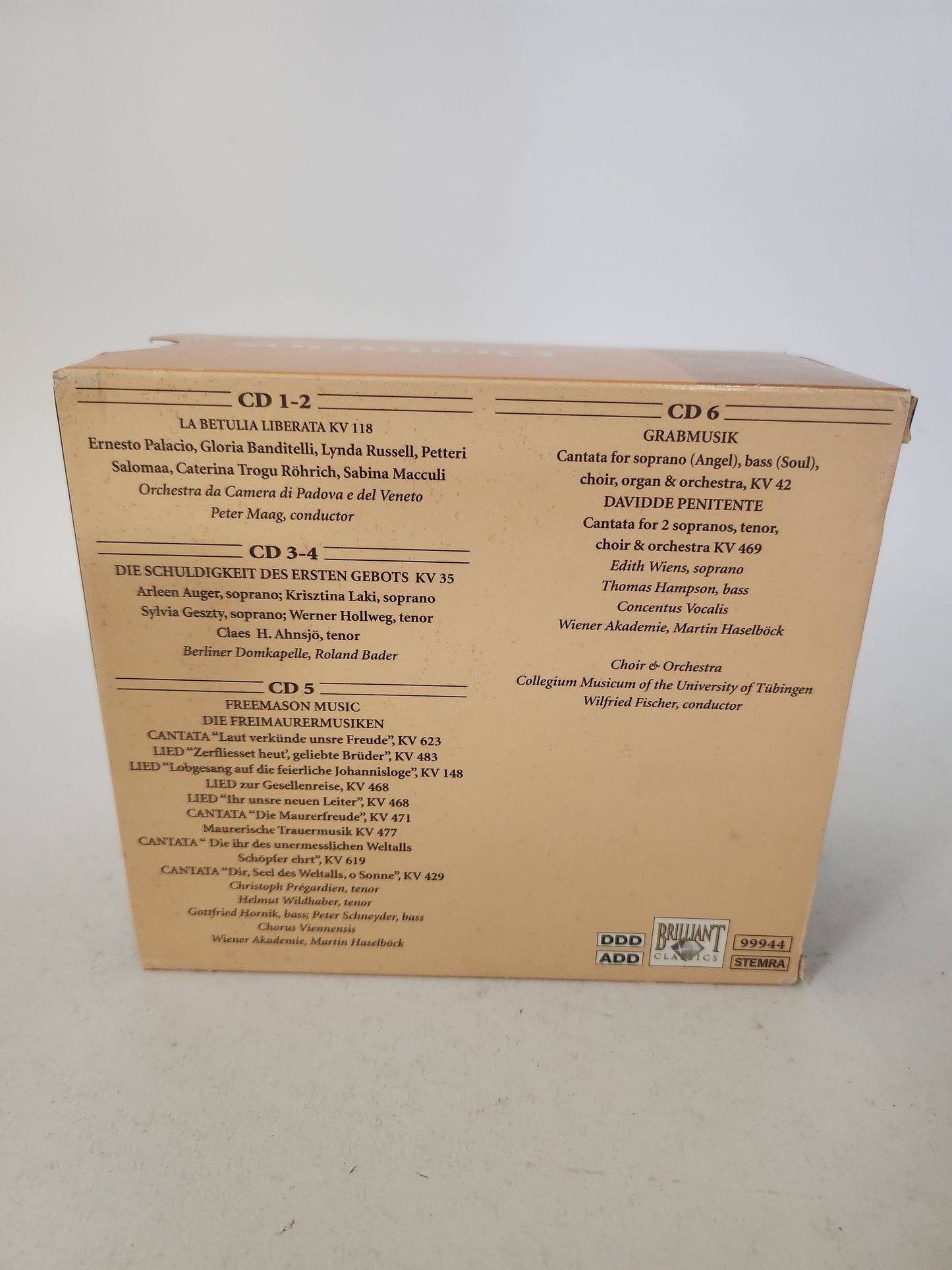 Oratorios Volume 25 CD Box - Cd