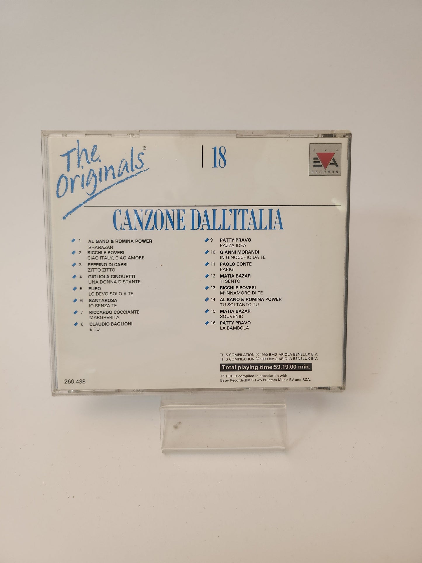 Originals Canzone Dall’Italia 18 CD - Cd