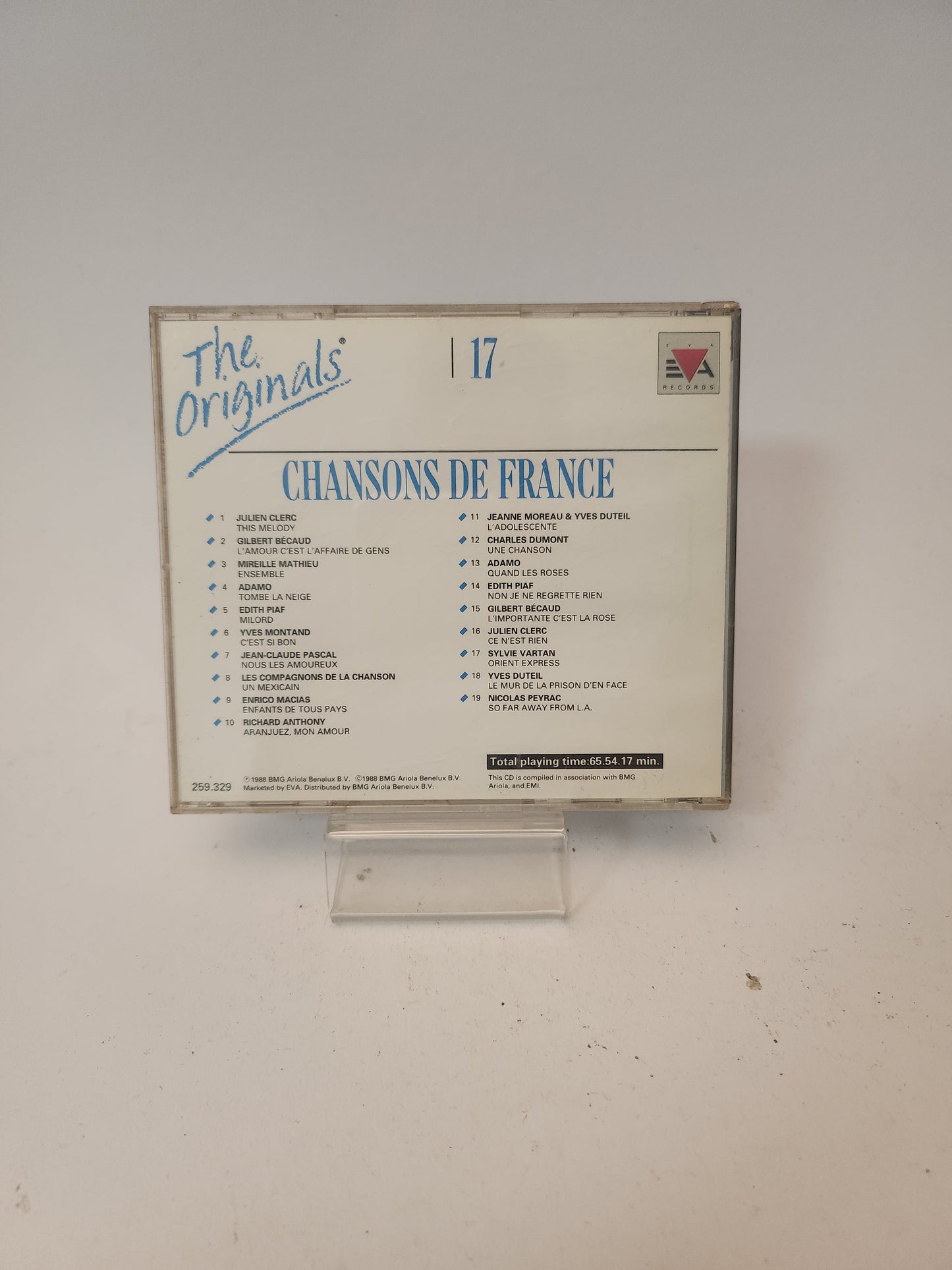 Originals Chansons de France Volume 17 CD - Cd