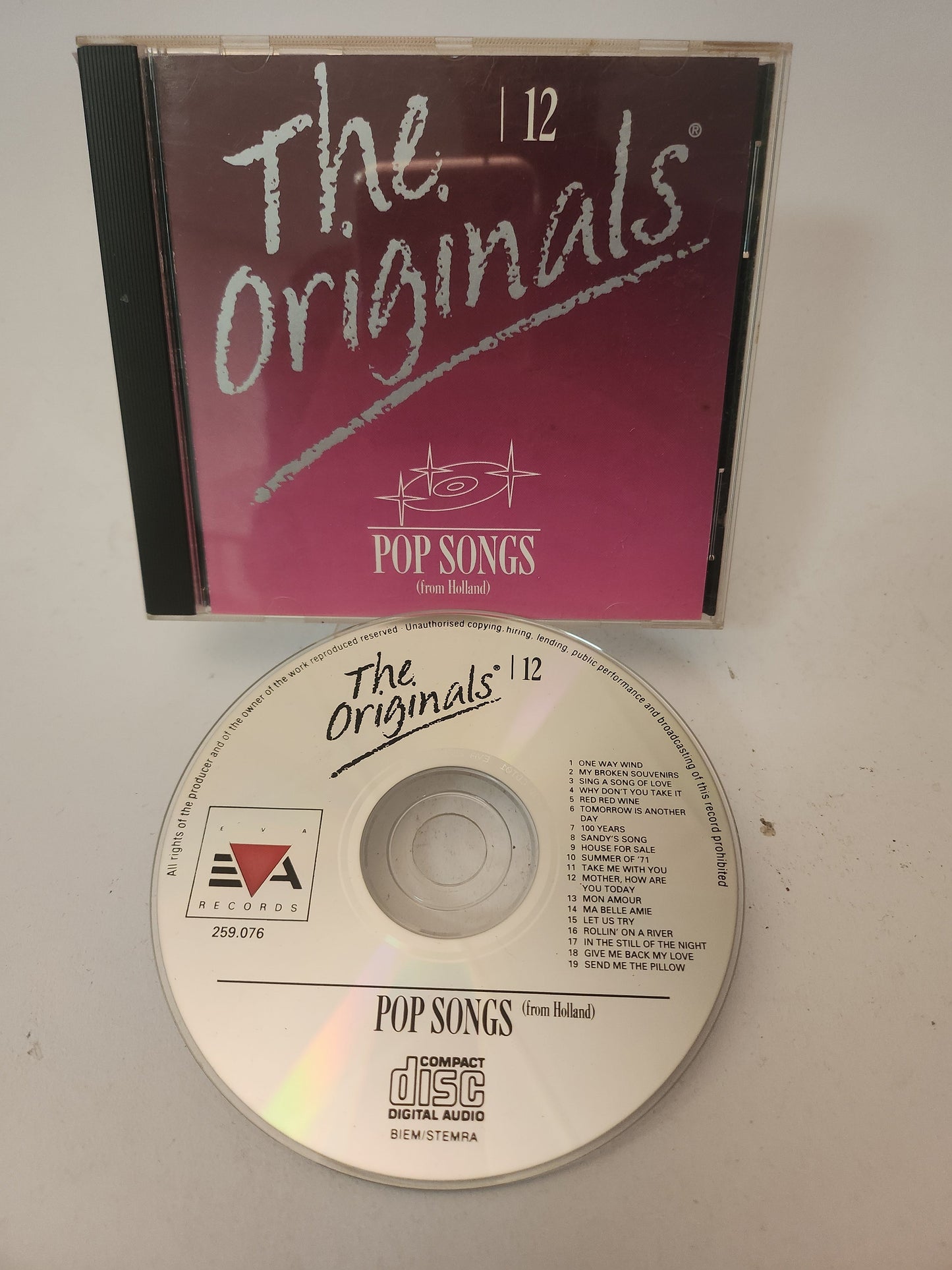 Originals Pop Songs from Holland Volume 12 CD - Cd