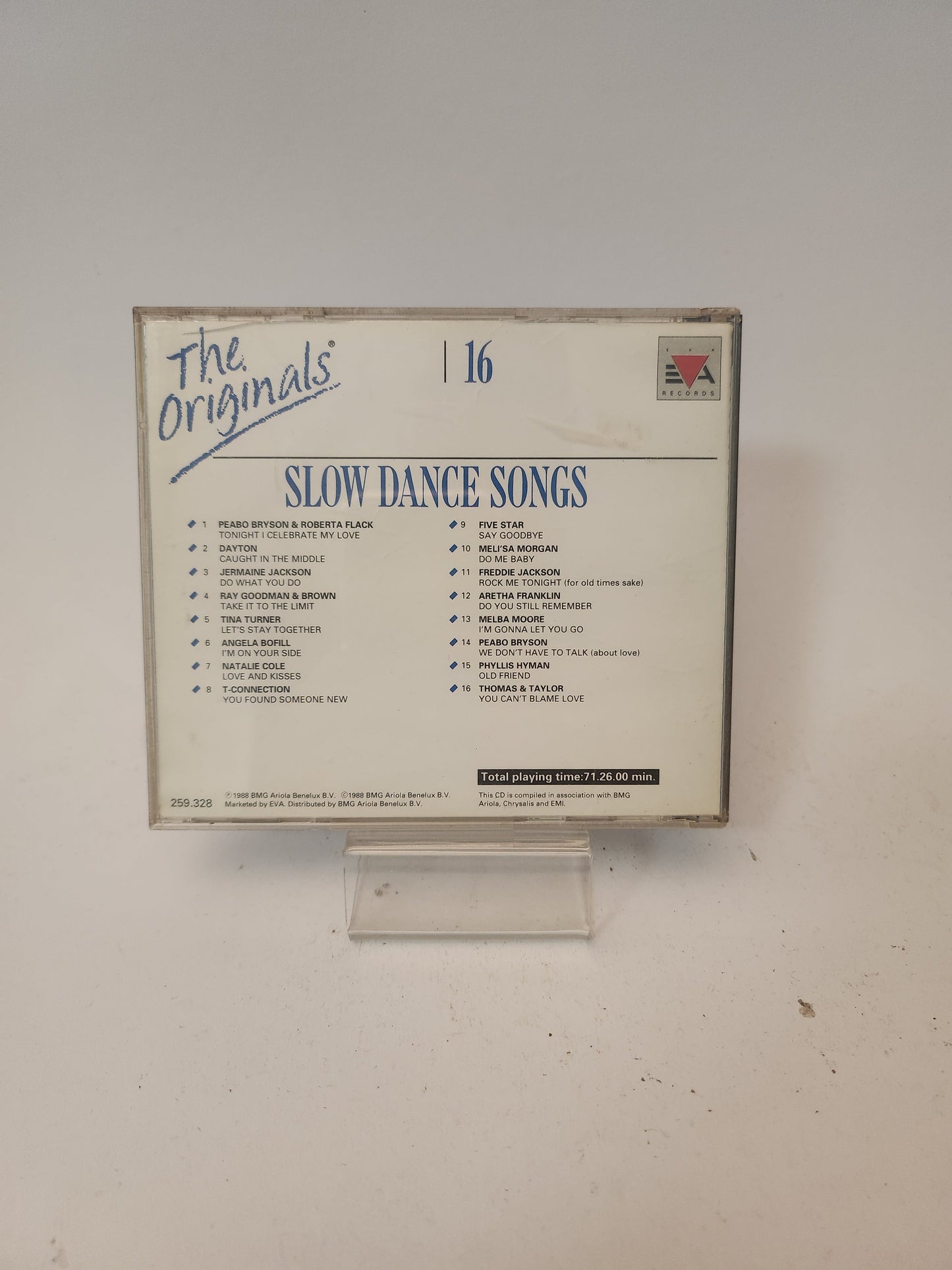 Originals Slow Dance Songs Volume 16 CD - Cd