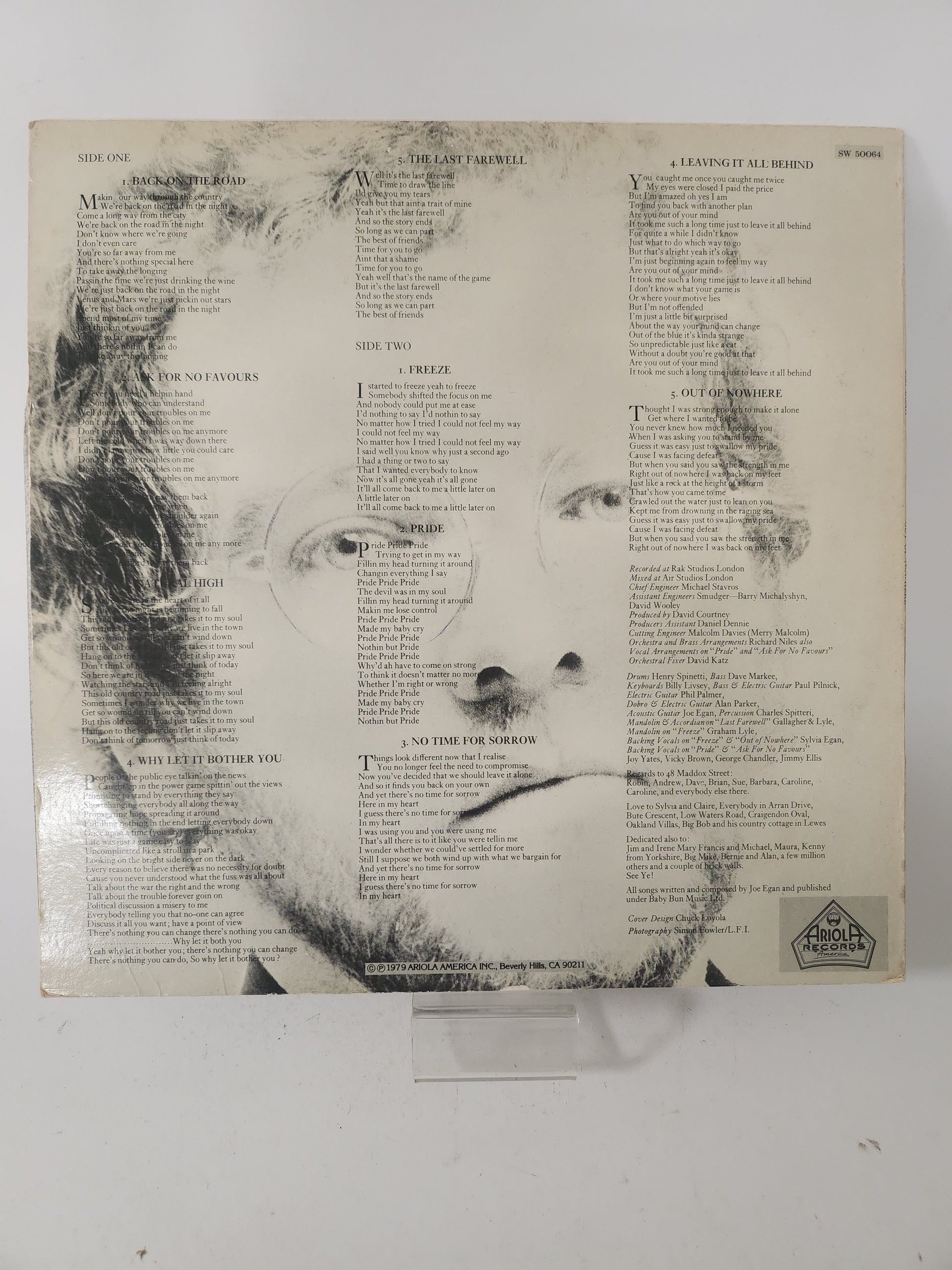 Out of Nowhere: Joe Egan LP Vinyl - Lp Vinyl