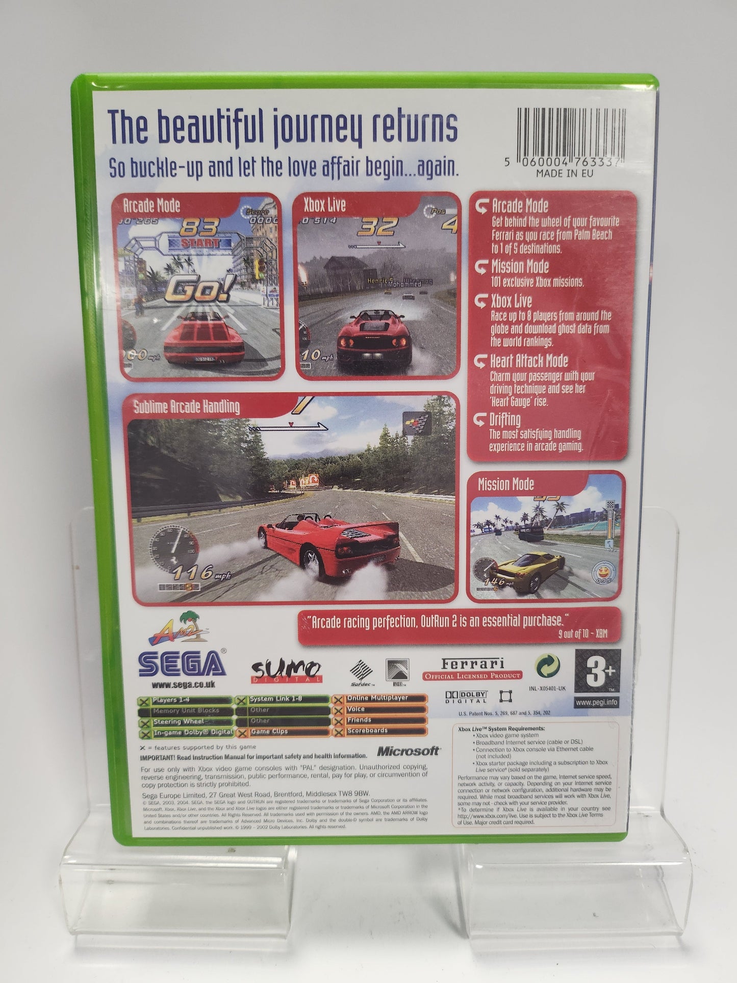 Outrun 2 + Music CD Xbox Original - Xbox original games