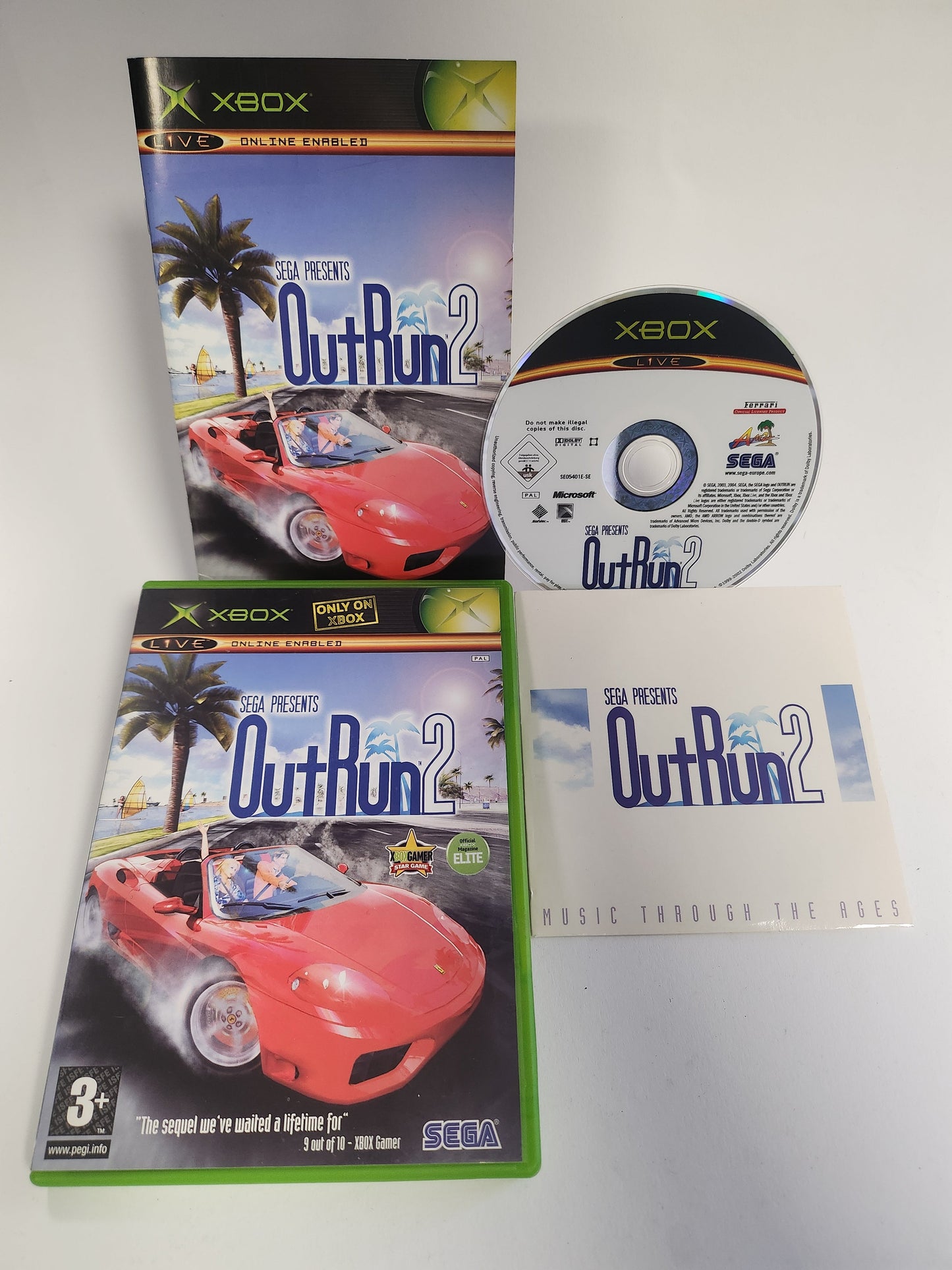 Outrun 2 + Music CD Xbox Original - Xbox original games