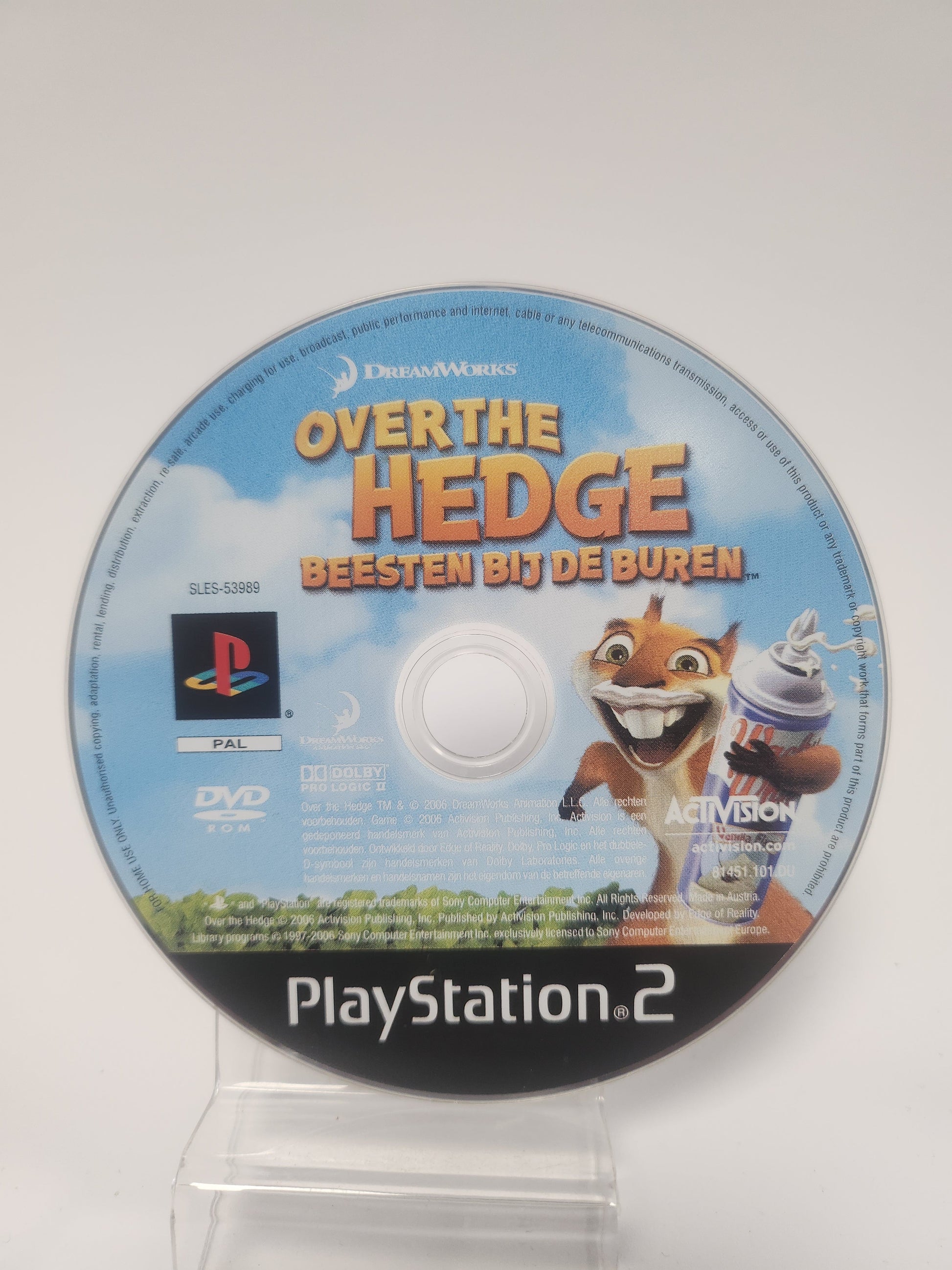 Over the Hedge ’Beesten bij de Buren’ (Disc Only) PlayStation 2 - Playstation 2 Games