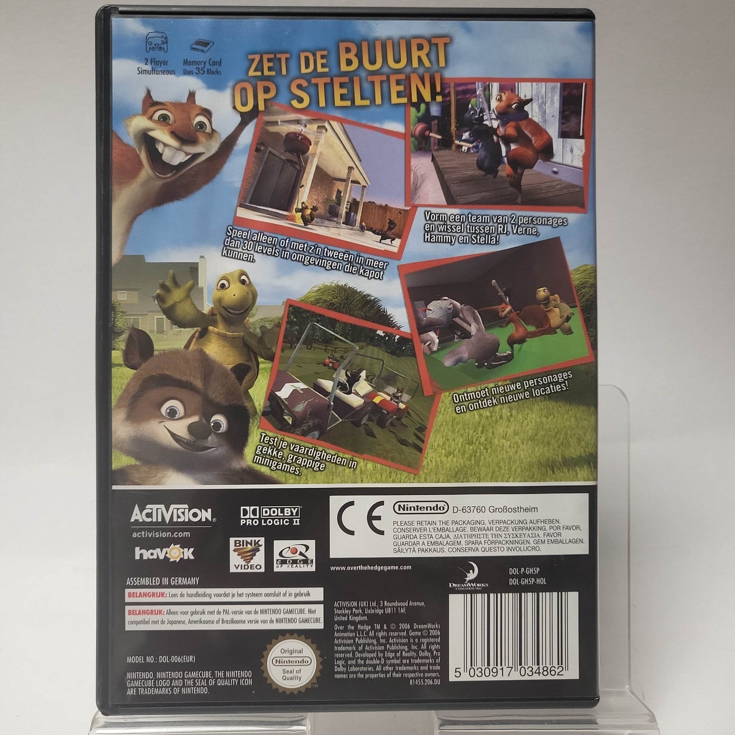 Over the Hedge Beesten bij de Buren Nintendo Gamecube - Feniks Gameshop