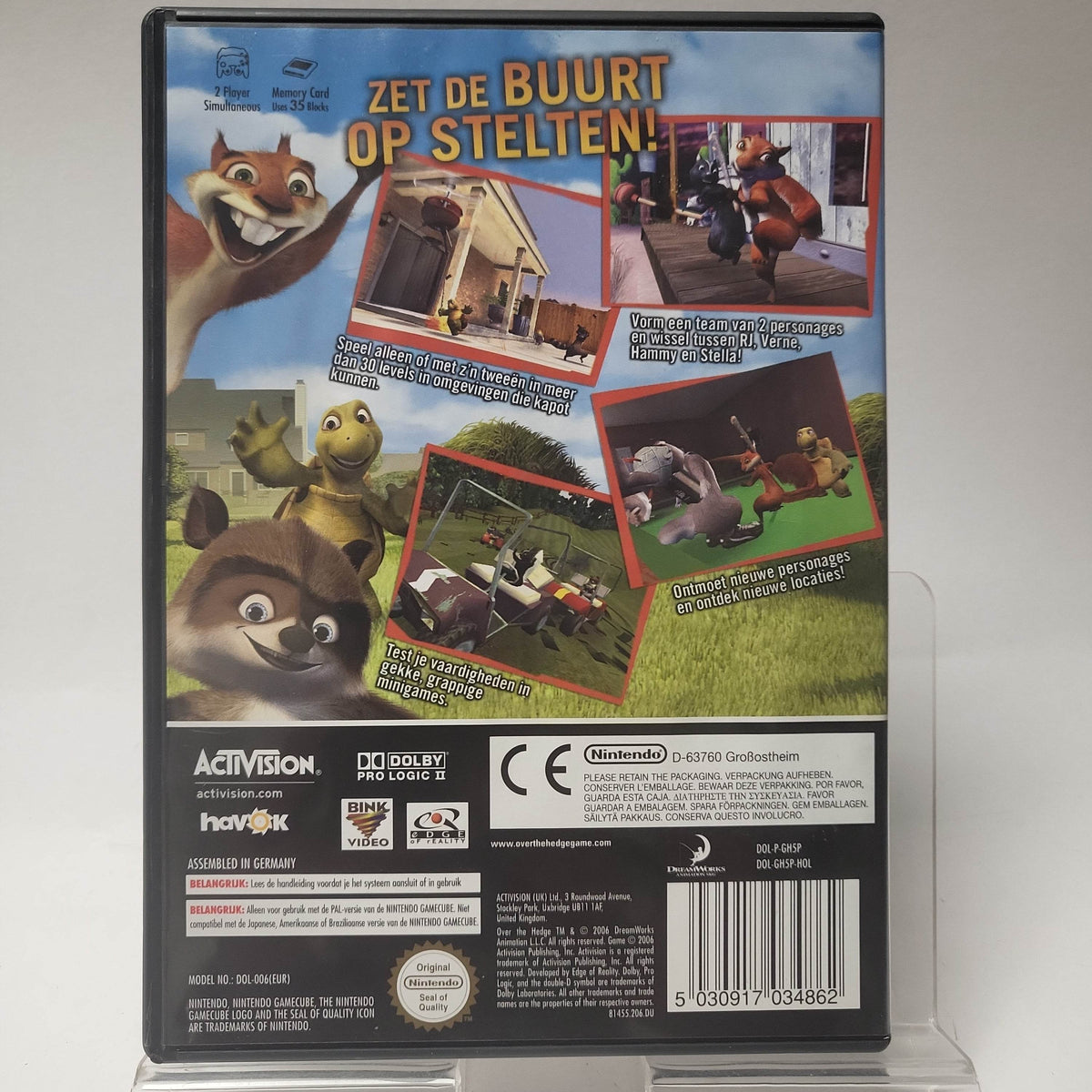 Over the Hedge Beesten bij de Buren Nintendo Gamecube - Feniks Gameshop