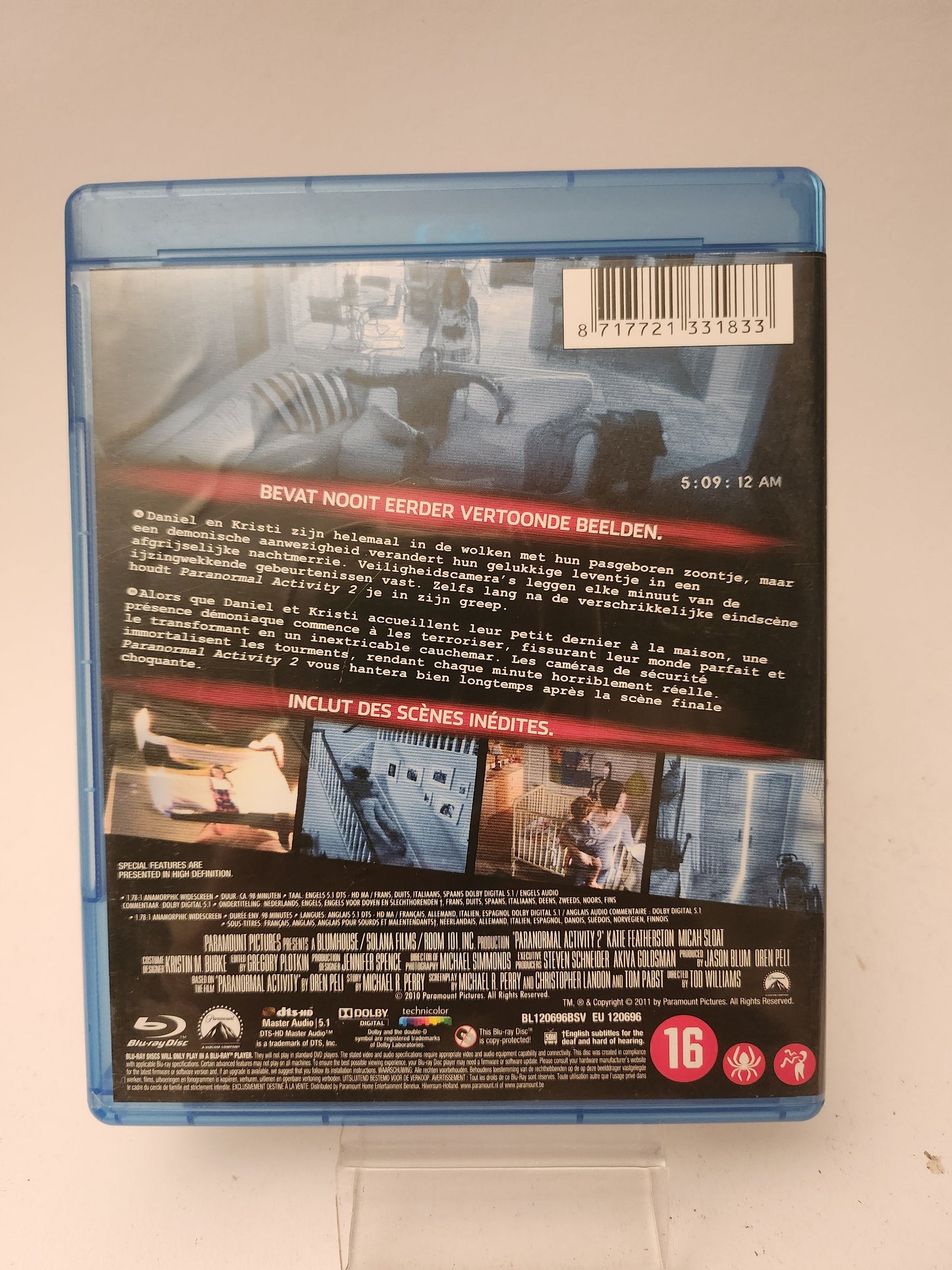 Paranormal Activity 2 Extended Cut Blu-Ray - Blu-Ray