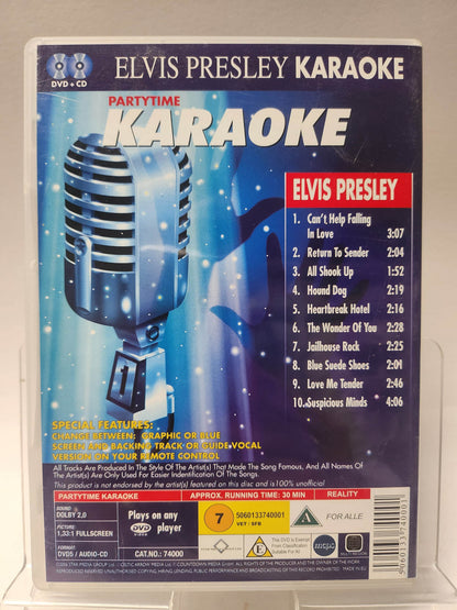Partytime Karaoke Elvis Presley DVD - Feniks Gameshop