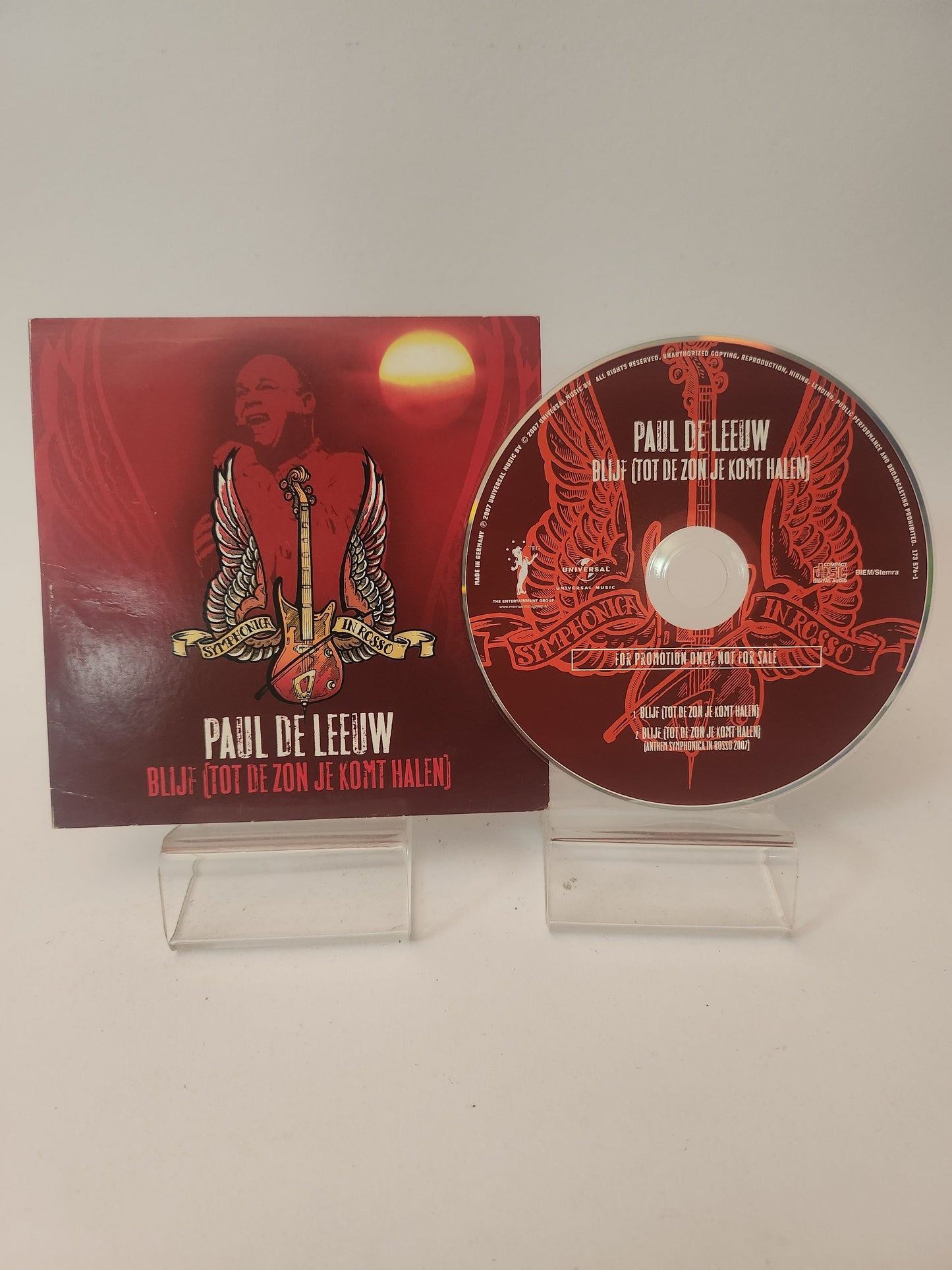 Paul de Leeuw: Blijf (tot de Zon je Komt Halen) CD Single - CD Single