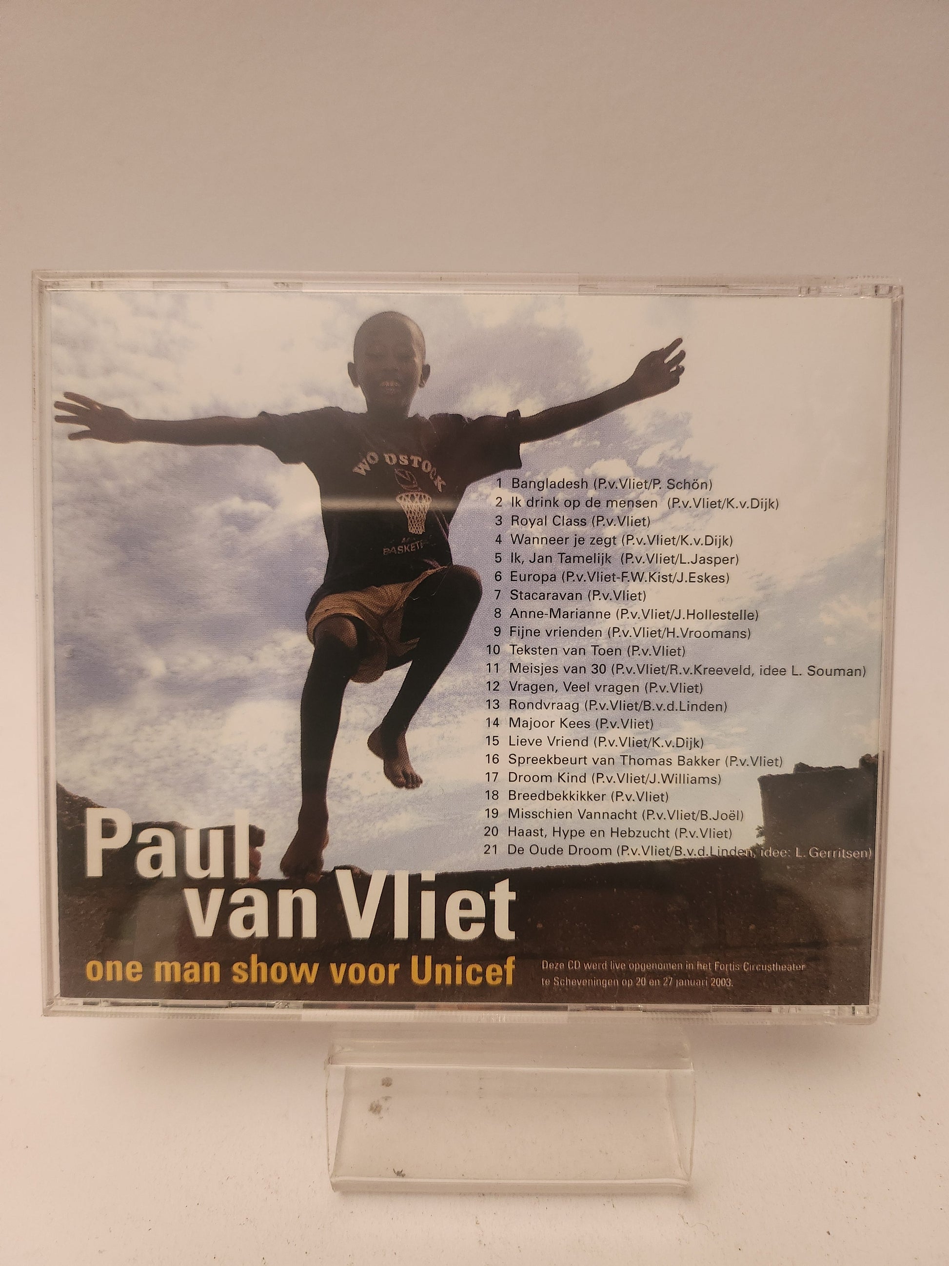 Paul van Vliet: One Man Show voor Unicef CD - Cd