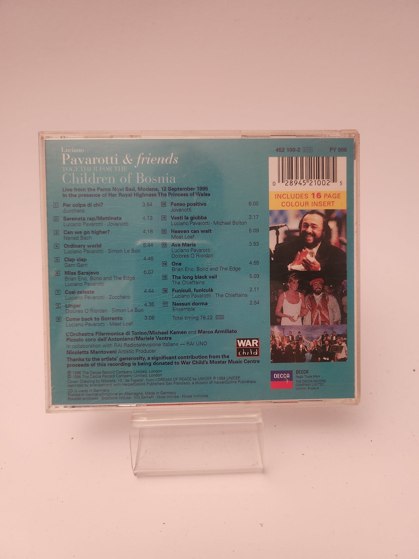 Pavarotti & Friends: Children of Bosnia CD - Cd