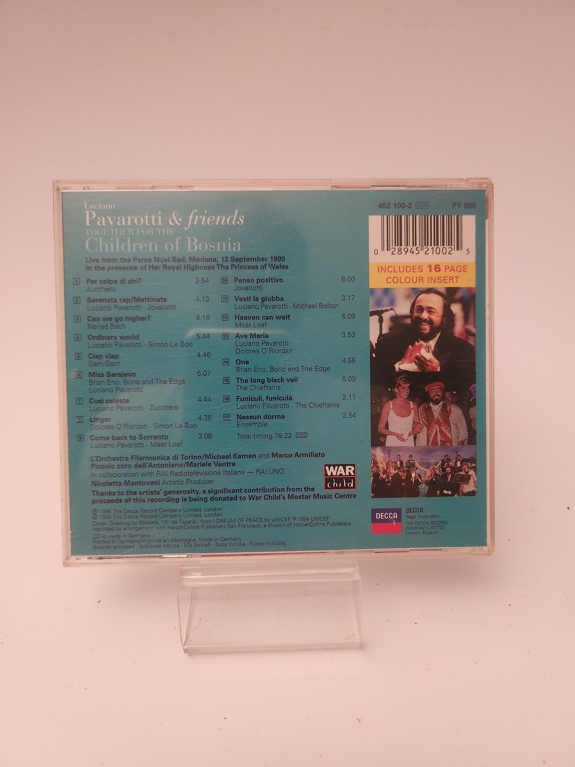 Pavarotti & Friends: Children of Bosnia CD - Cd