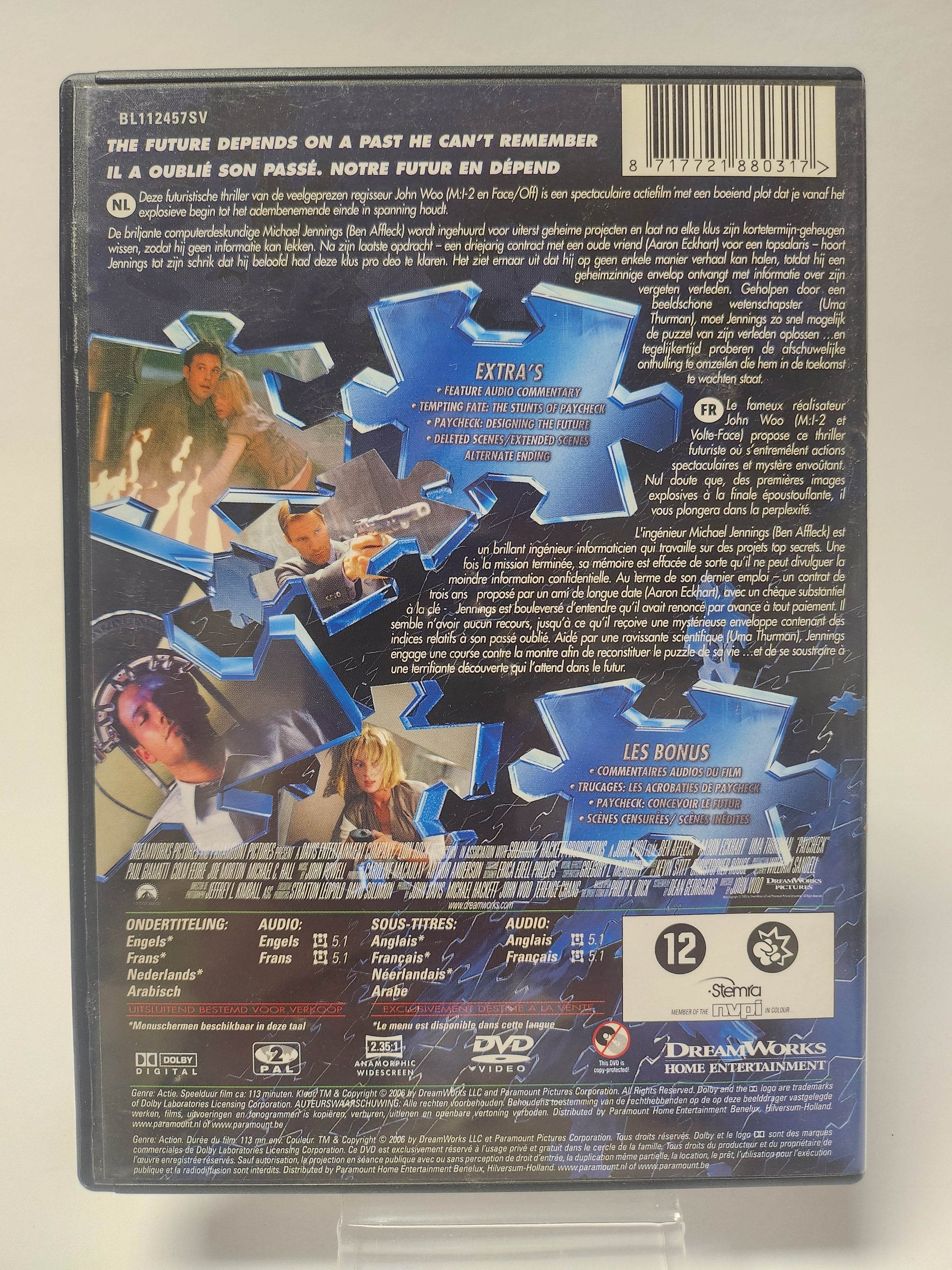 Paycheck DVD - Feniks Gameshop
