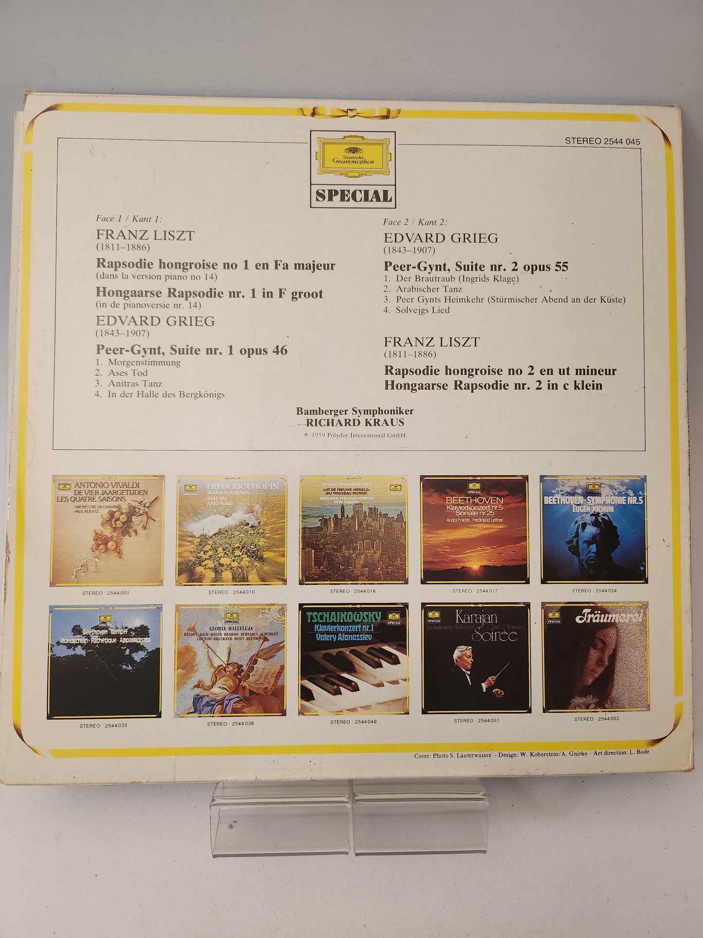 Peer Gynt Suites Nr 1& 2 LP Vinyl - Lp Vinyl