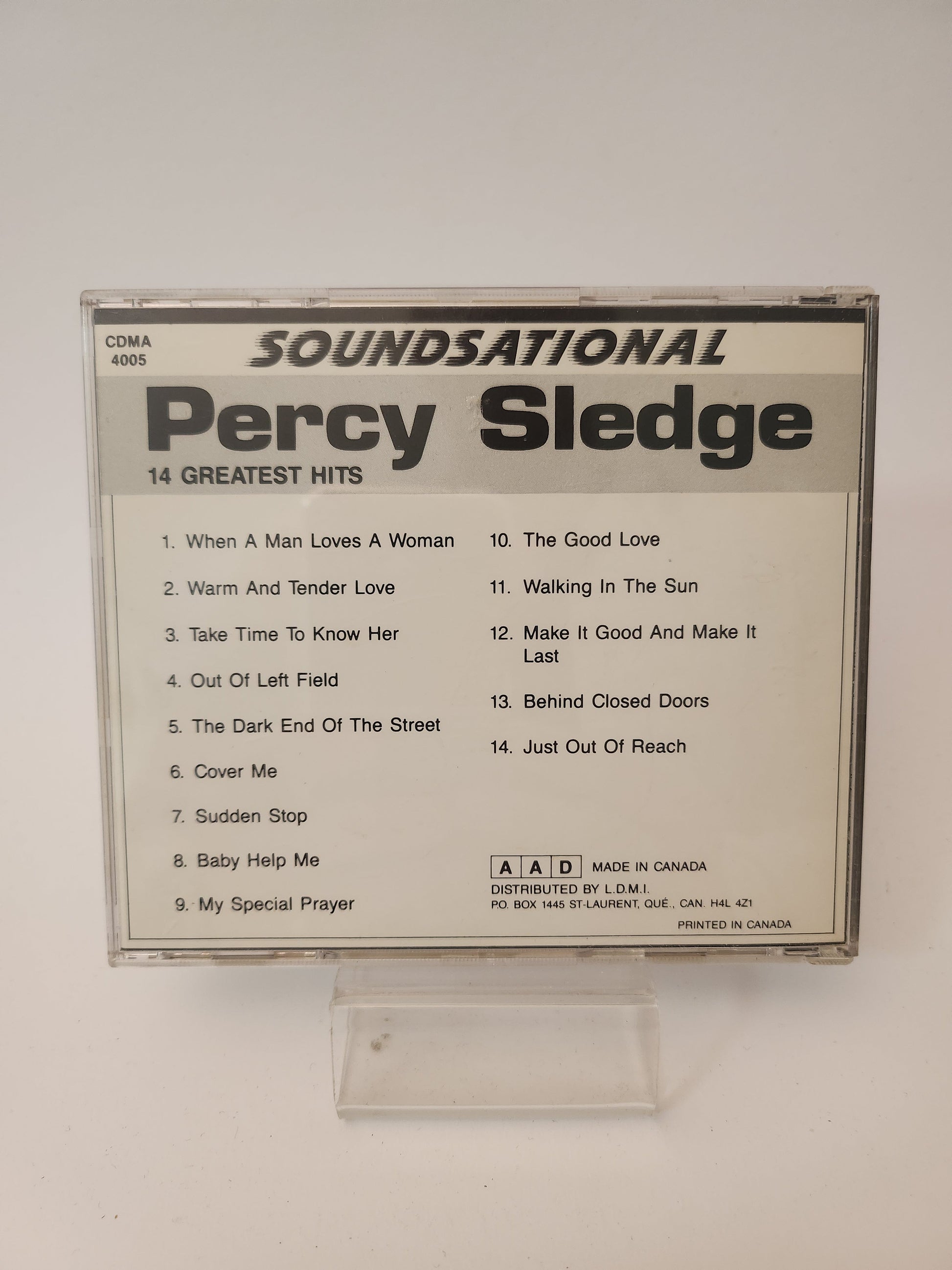 Percy Sledge: 14 Greatest Hits CD - Cd