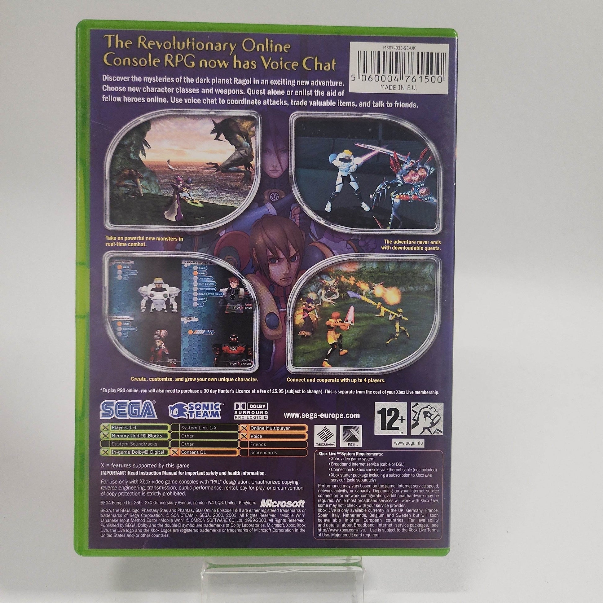 Phantasy Star Online Episode I & II Xbox Original - Feniks Gameshop