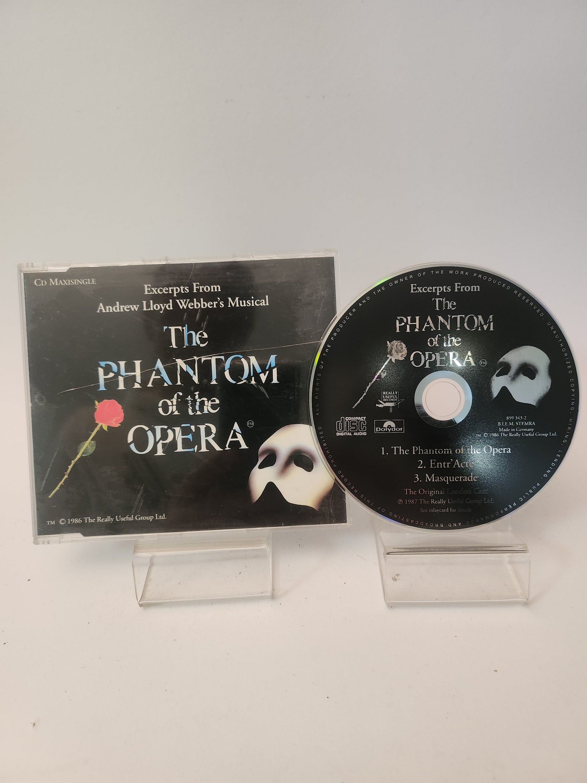 Phantom of the Opera CD Single - CD Single