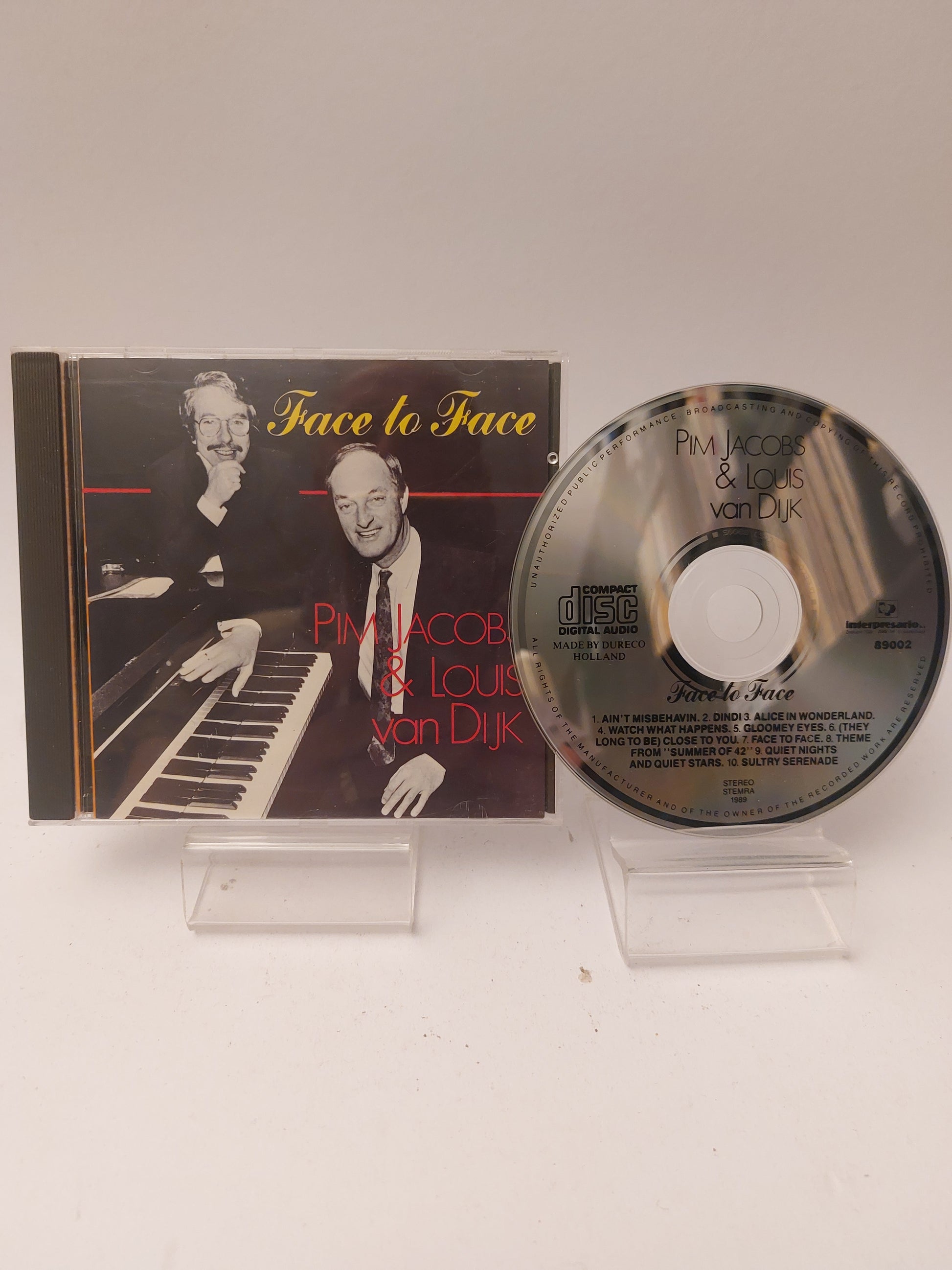 Pim Jacobs & Louis van Dijk: Face to Face CD - Cd