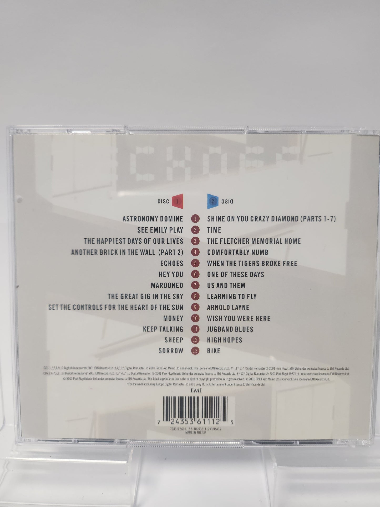 Pink Floyd: Echoes (the Best of Pink Floyd) CD - Cd