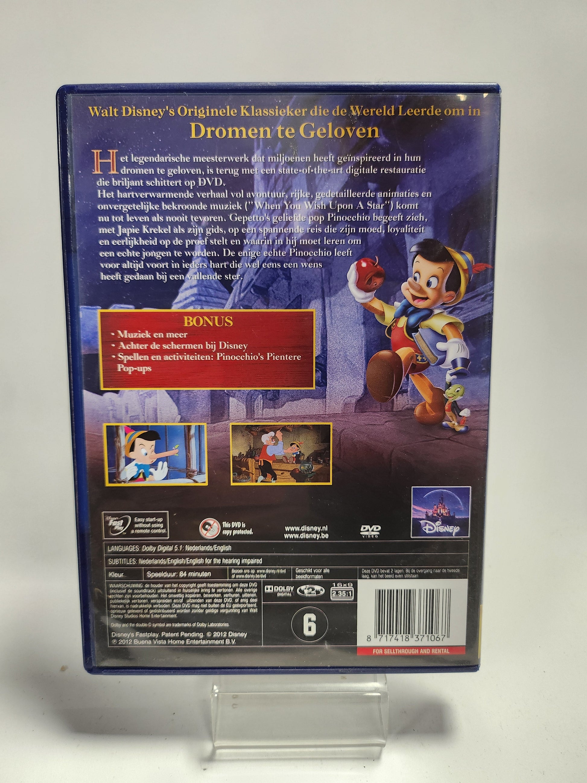 Pinocchio Dvd Kids - Dvd kids