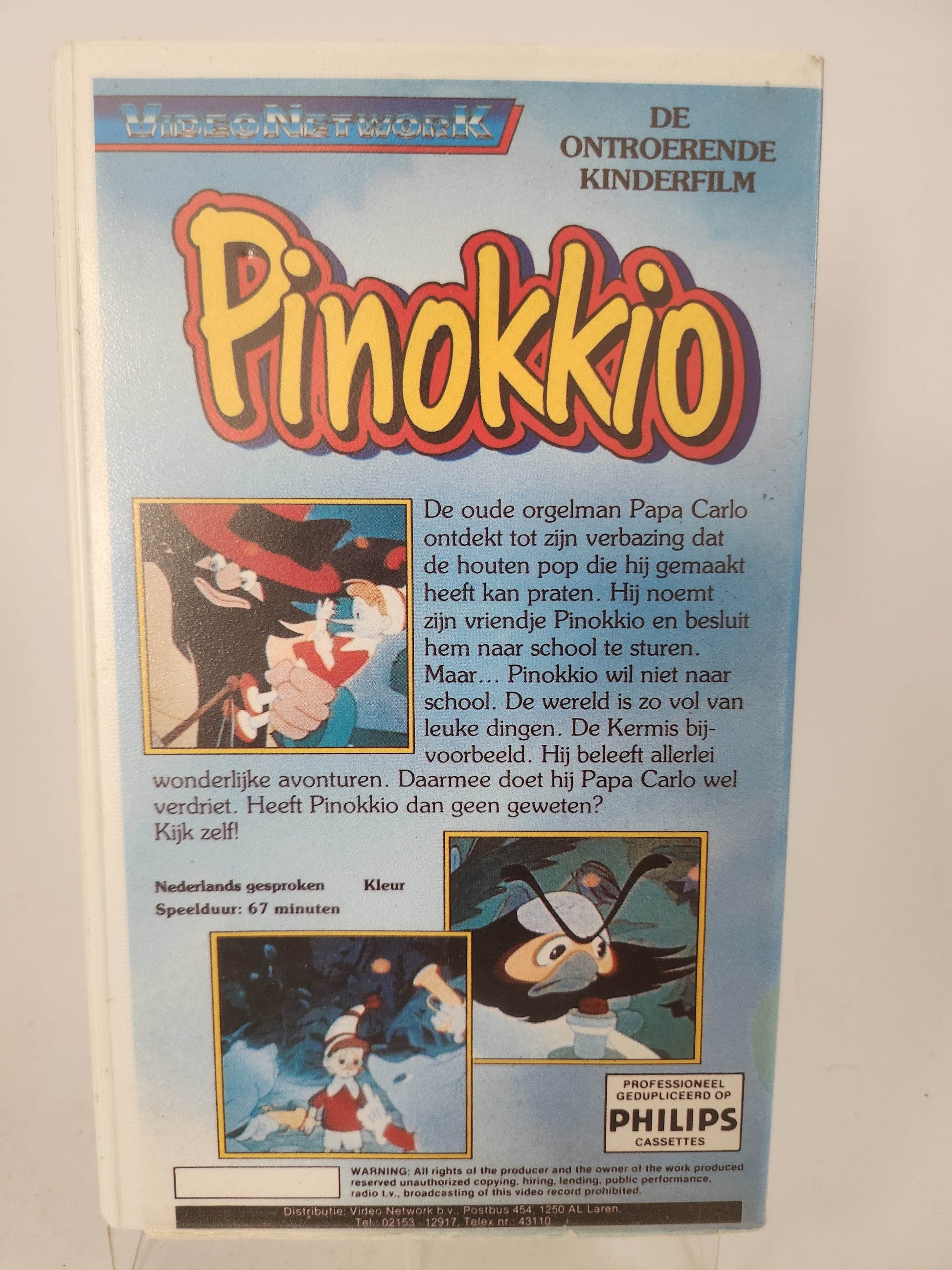 Pinokkio de Ontroerende Kinderfilm VHS Kids - Feniks Gameshop
