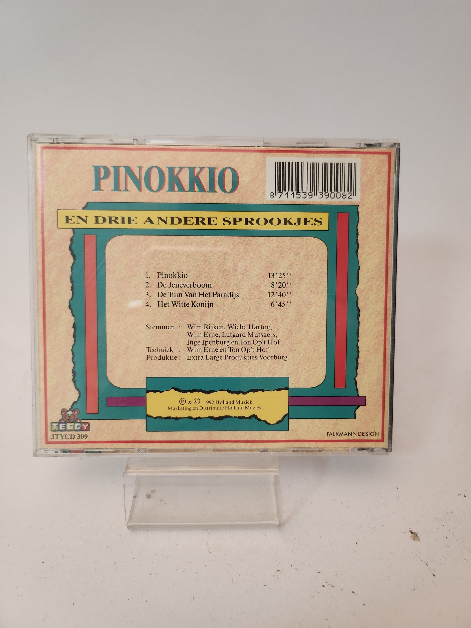 Pinokkio en Drie andere Sprookjes CD - Cd