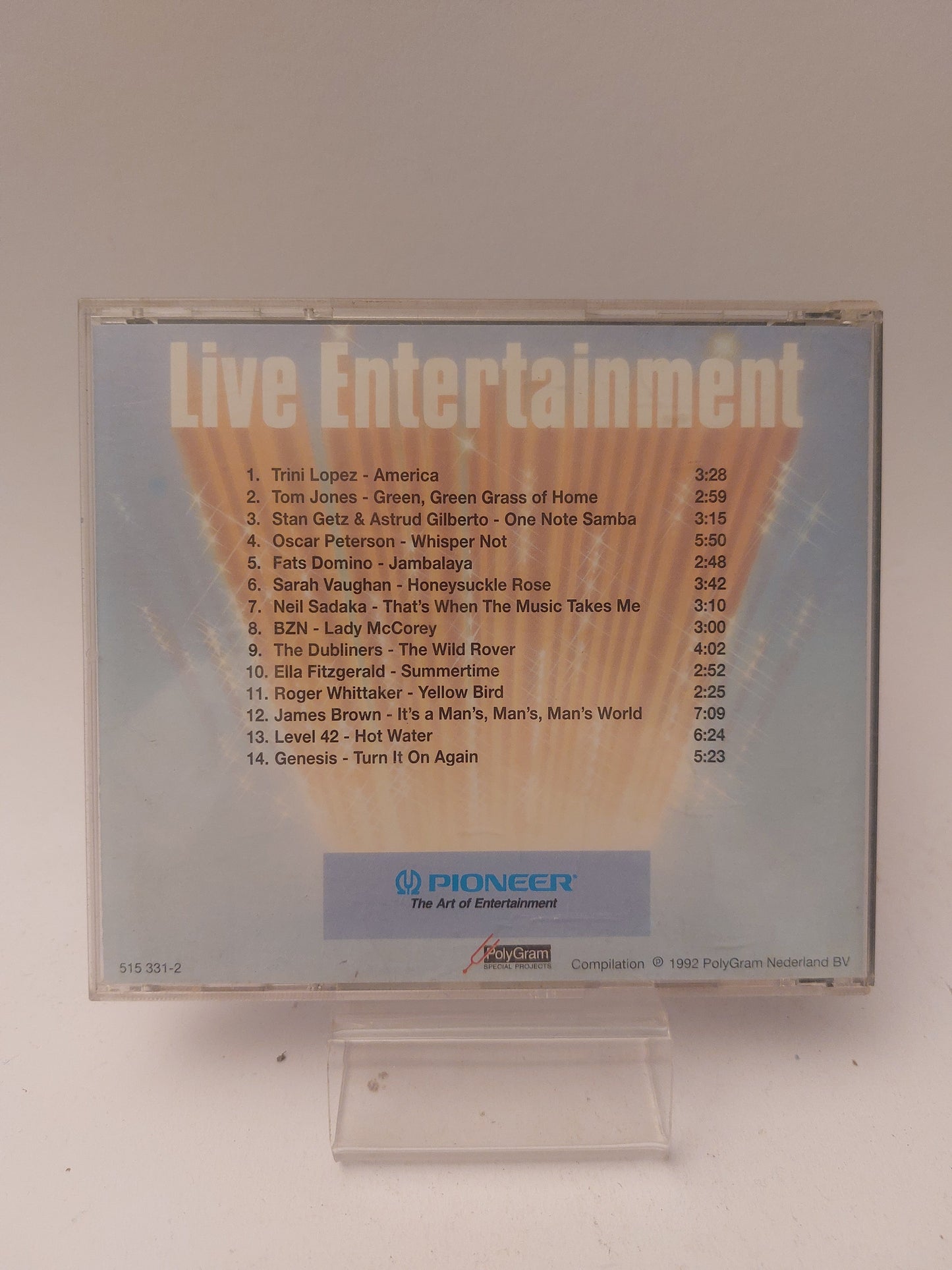 Pioneer: Live Entertainment CD - Cd