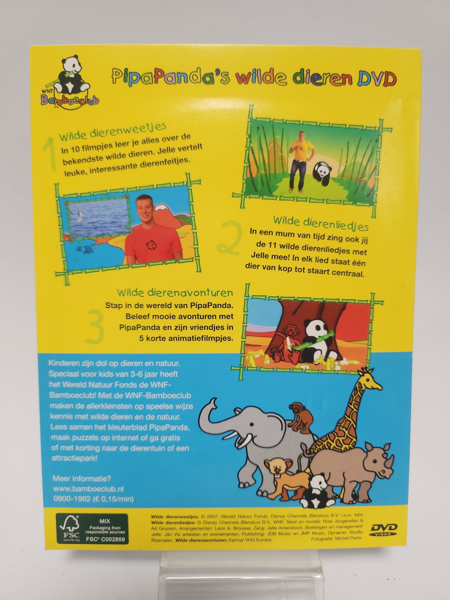 Pipapanda’s Wilden Dieren DVD Kids - Dvd kids