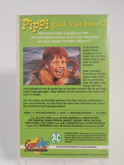 Pippi gaat van Boord VHS Kids - Feniks Gameshop