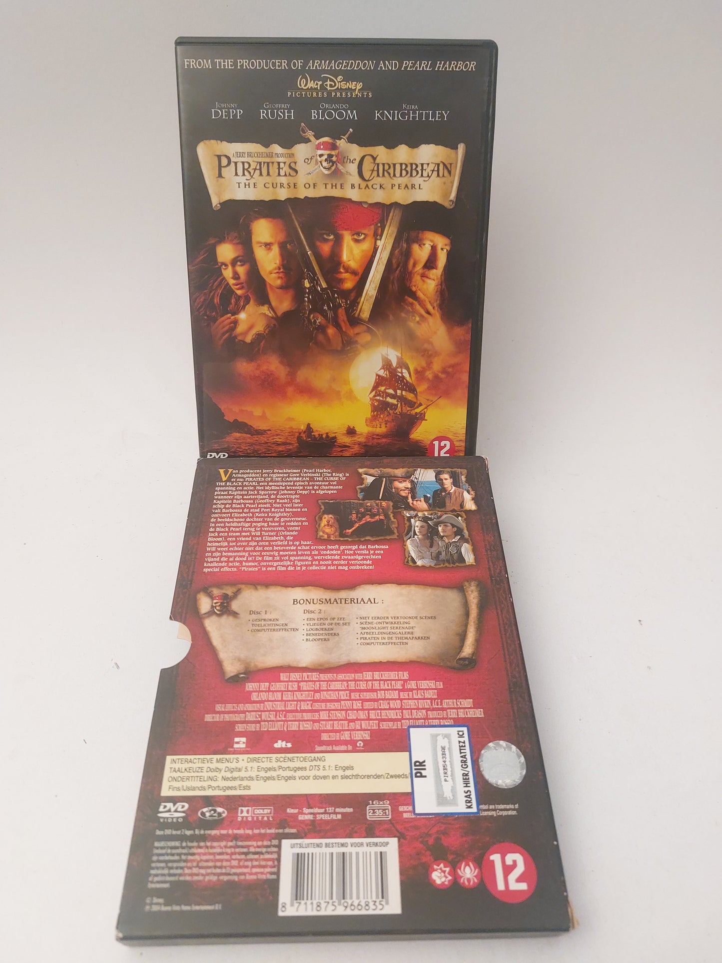 Pirates of the Caribbean: the Curse of the Black Pearl ’2 Disc Special Edition’ Dvd - Dvd Volwassenen
