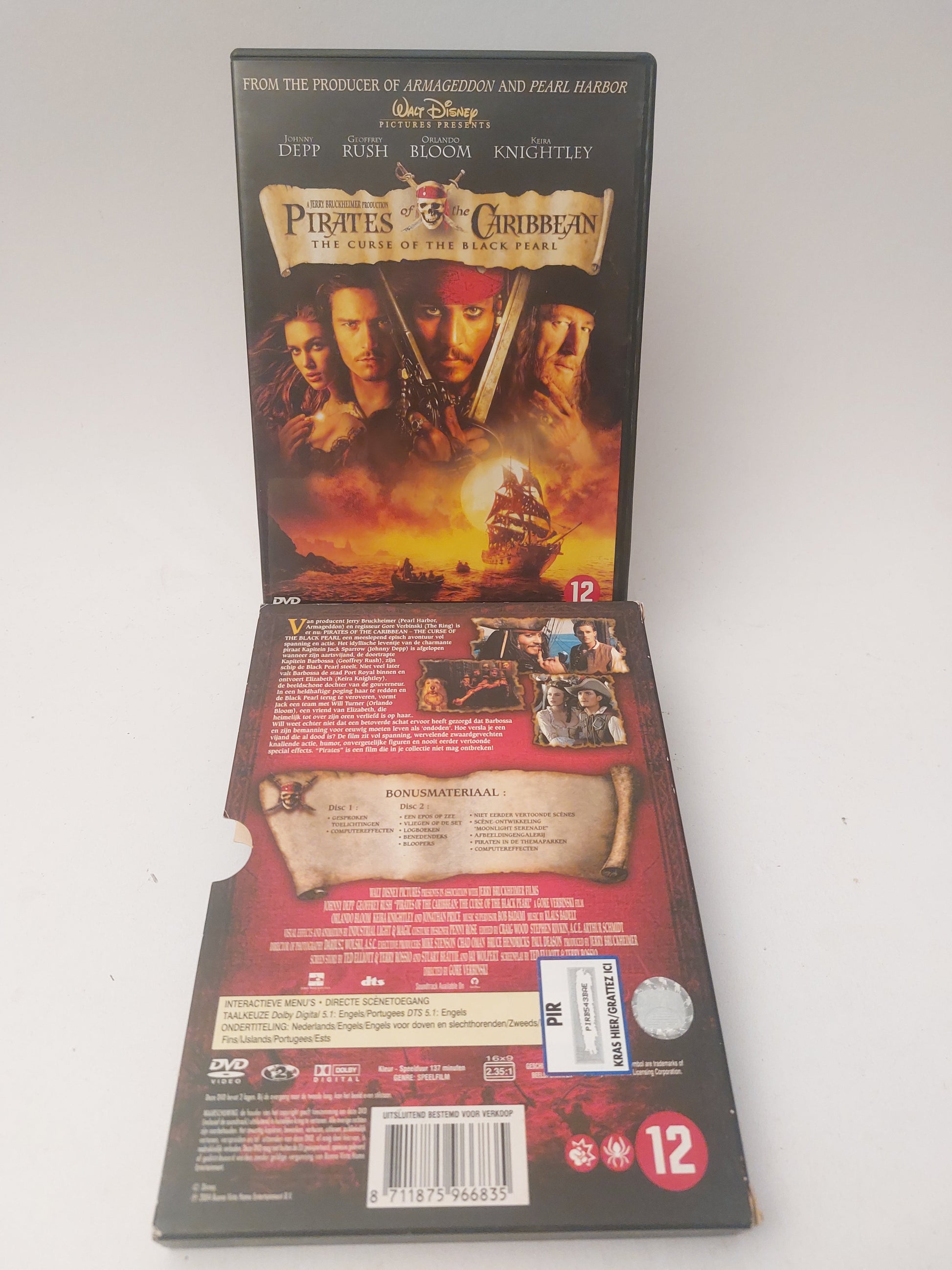 Pirates of the Caribbean: the Curse of the Black Pearl ’2 Disc Special Edition’ Dvd - Dvd Volwassenen