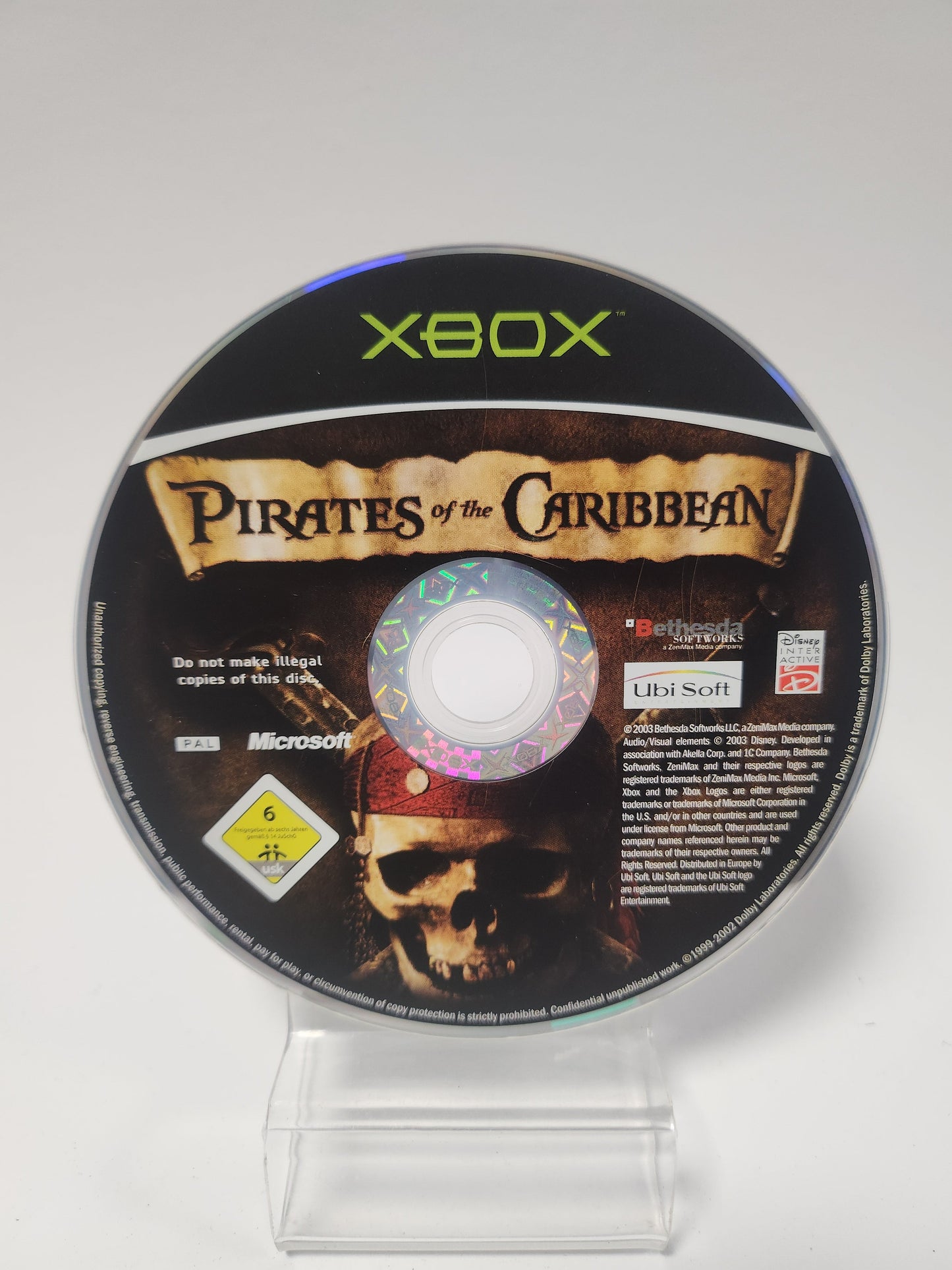 Pirates of the Caribbean (Disc Only) Xbox Original - Xbox original games