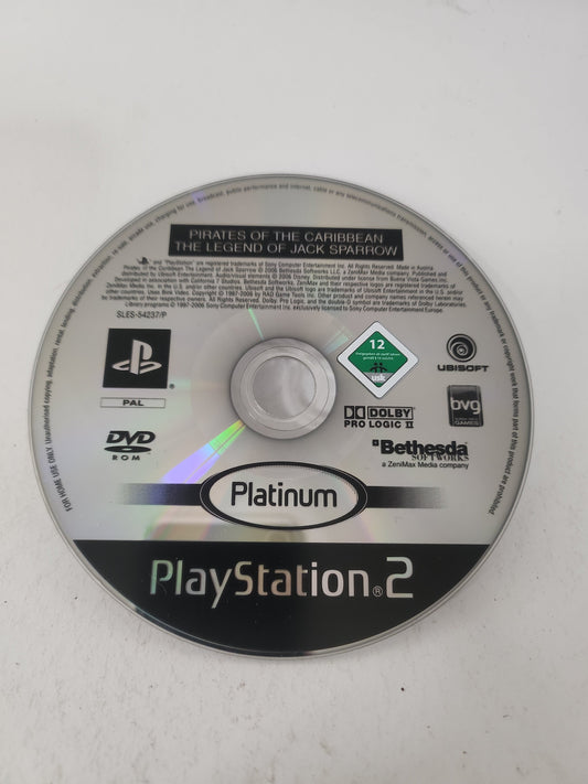 Pirates of the Caribbean the Legend of Jack Sparrow Platinum (Disc Only) PlayStation 2 - Playstation 2 Games