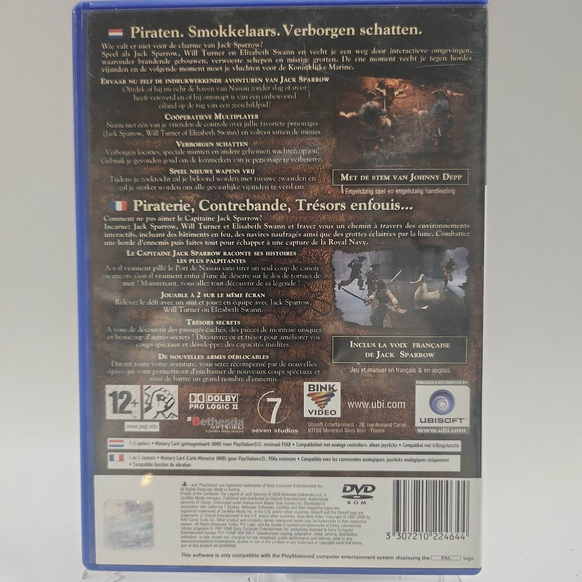 Pirates of the Caribbean the Legend of Jack Sparrow PS2 - Feniks Gameshop