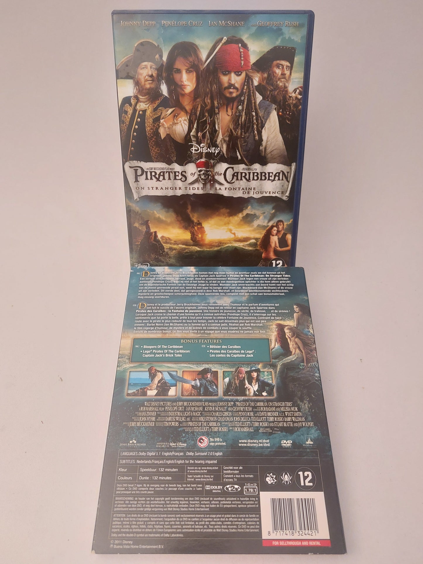 Pirates of the Caribbean: on Stranger Tides Dvd - Dvd Volwassenen