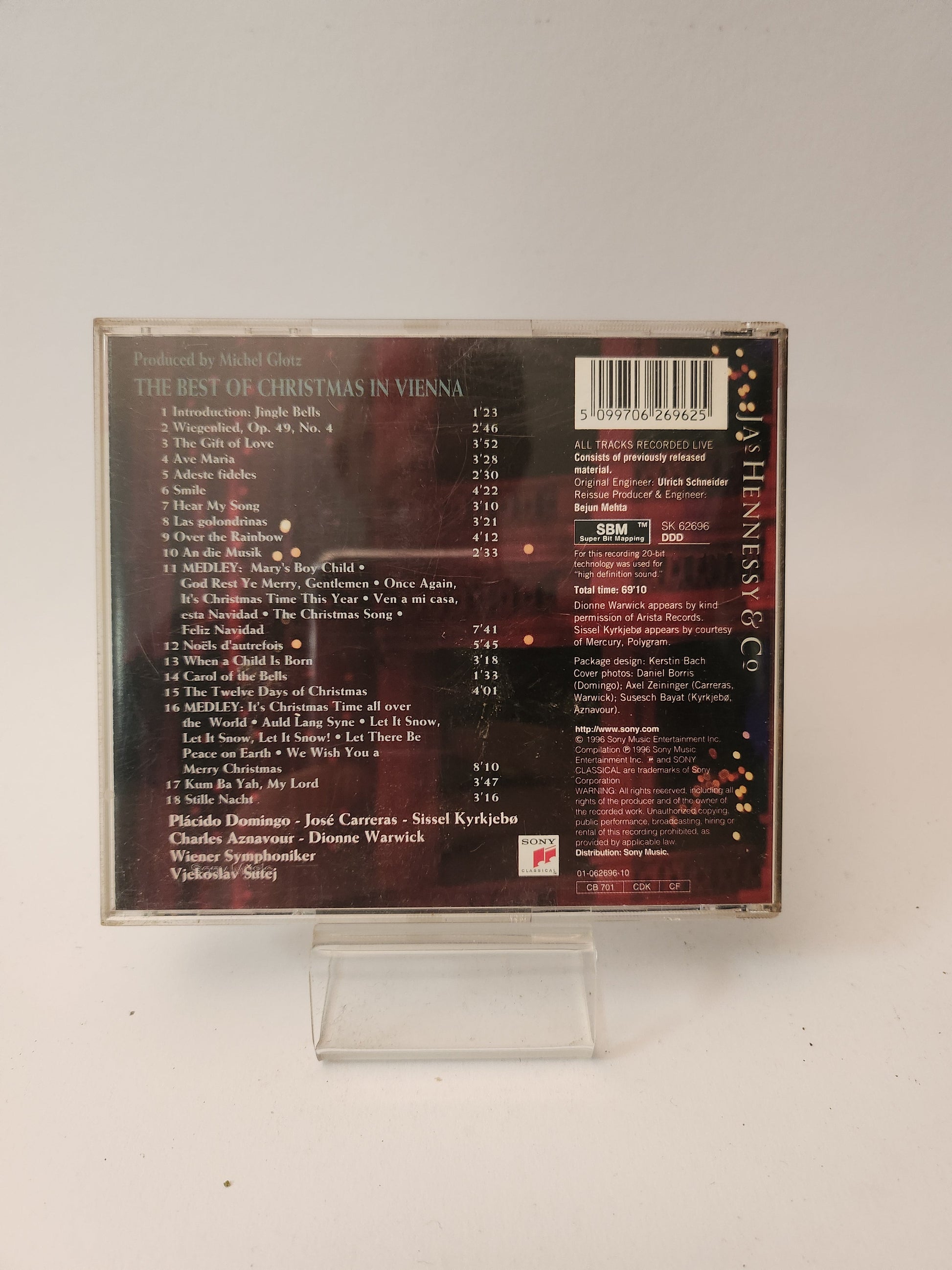 Placido Domingo: the Best of Christmas in Vienna CD - Cd
