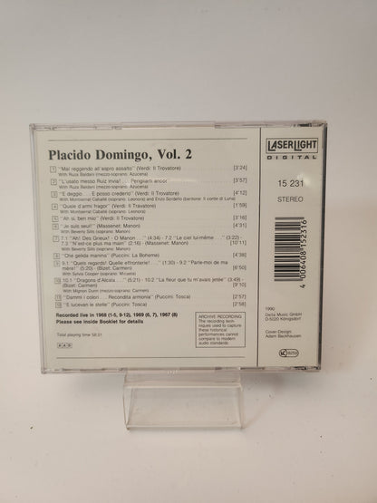 Placido Domingo Volume 2 CD - Cd
