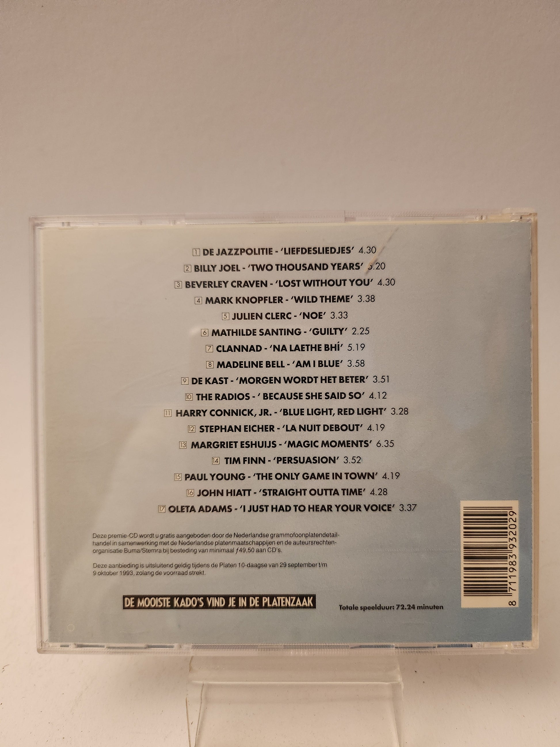 Platen 10 Daagse: het Nationale Muziek Kado 1993 CD - Cd