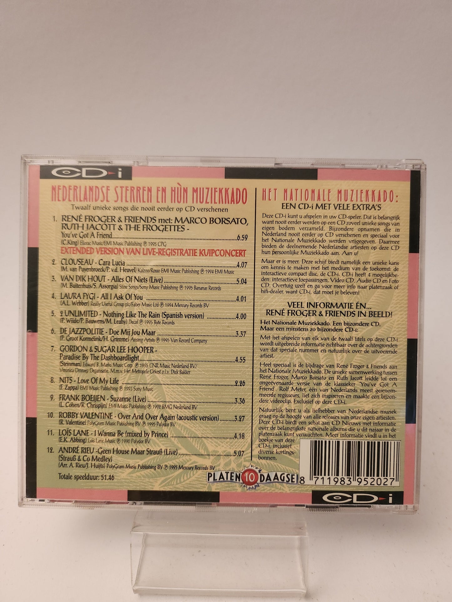 Platen 10 Daagse: Nationale Muziekkado CD-i - Philips CD-i Games