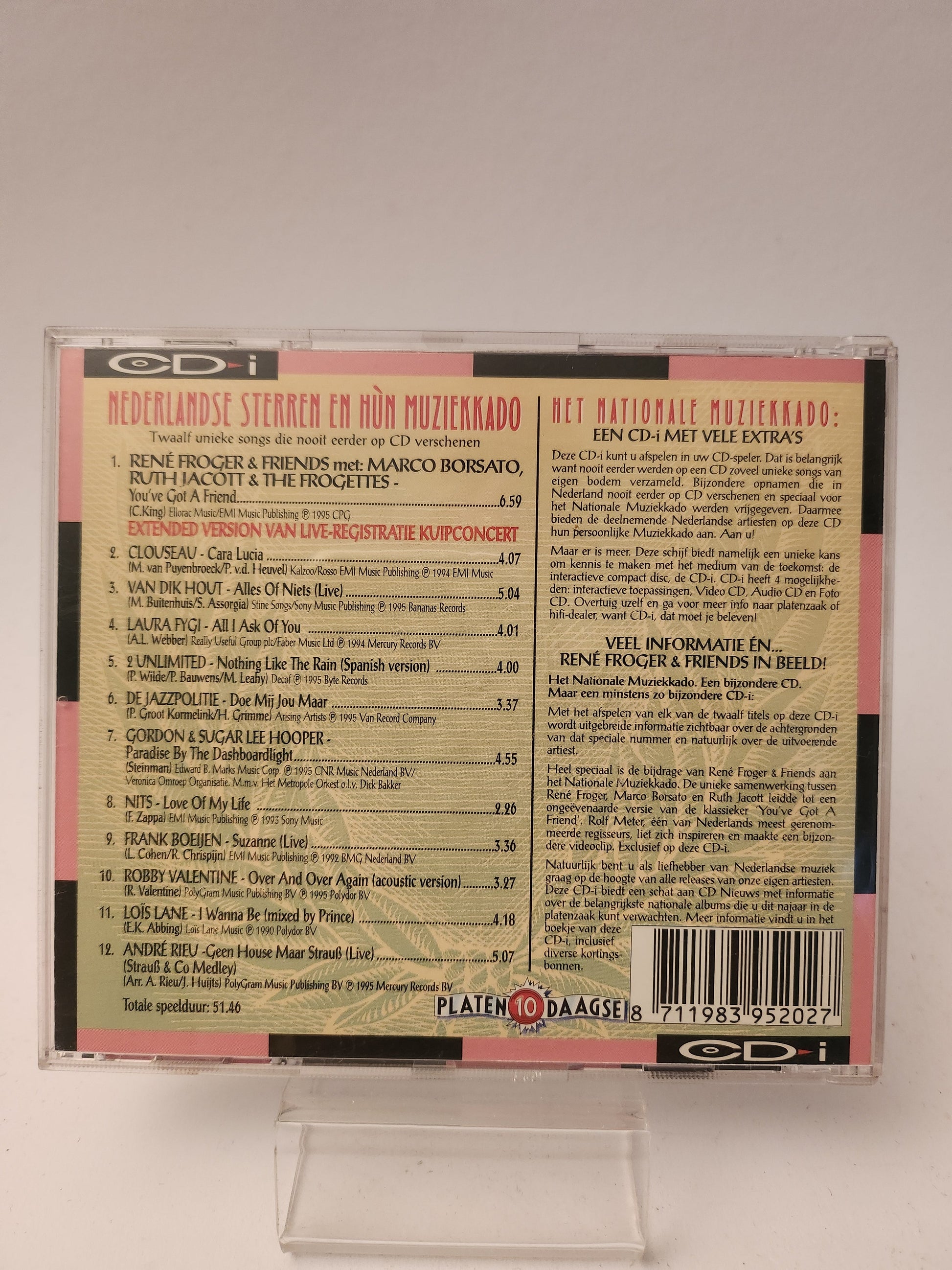 Platen 10 Daagse: Nationale Muziekkado CD-i - Philips CD-i Games