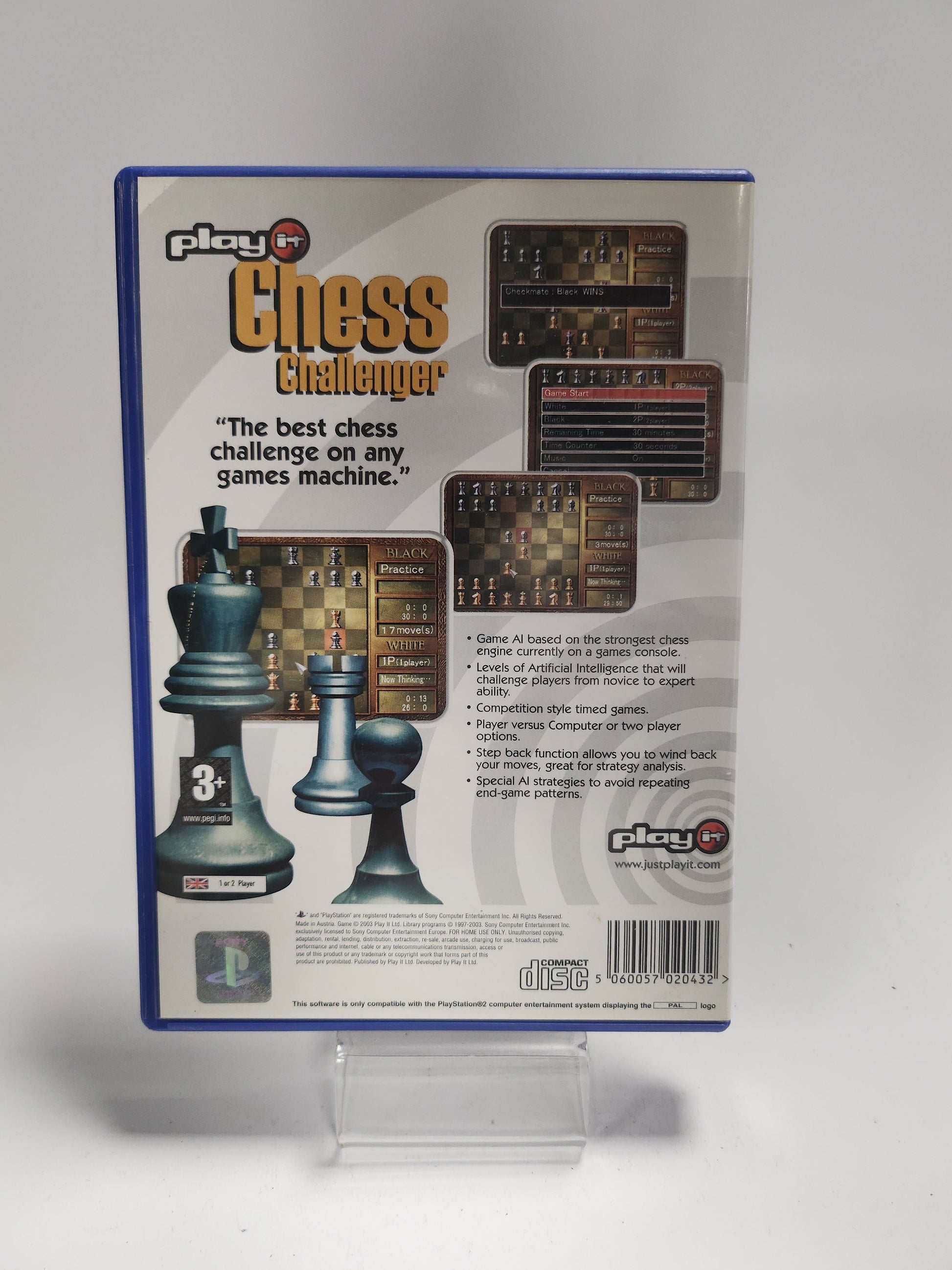 Play It Chess Challenger Playstation 2 - Playstation 2 Games