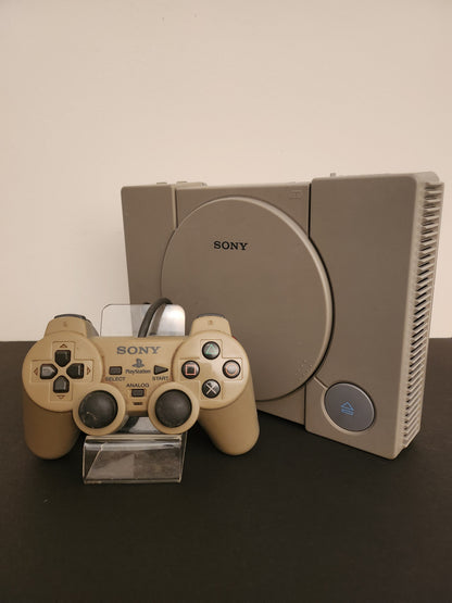 PlayStation 1 Verkleurd + Sony Controller + Alle Kabels - Playstation 1 Consoles