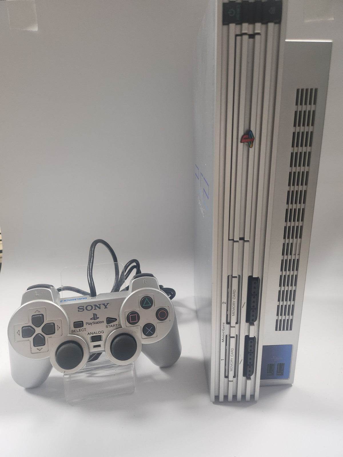 Zilver Phat Playstation 2 + Orginele Sony Controller - Feniks Gameshop