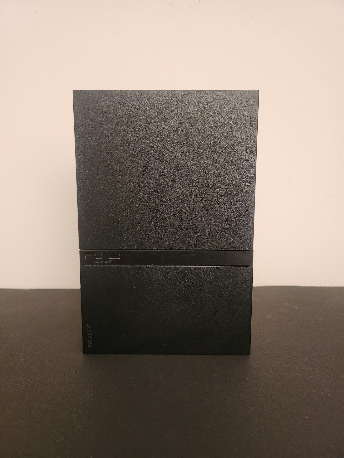 PlayStation 2 Slim Zwart SCPH-75004 + Originele Controller - Playstation 2 Consoles